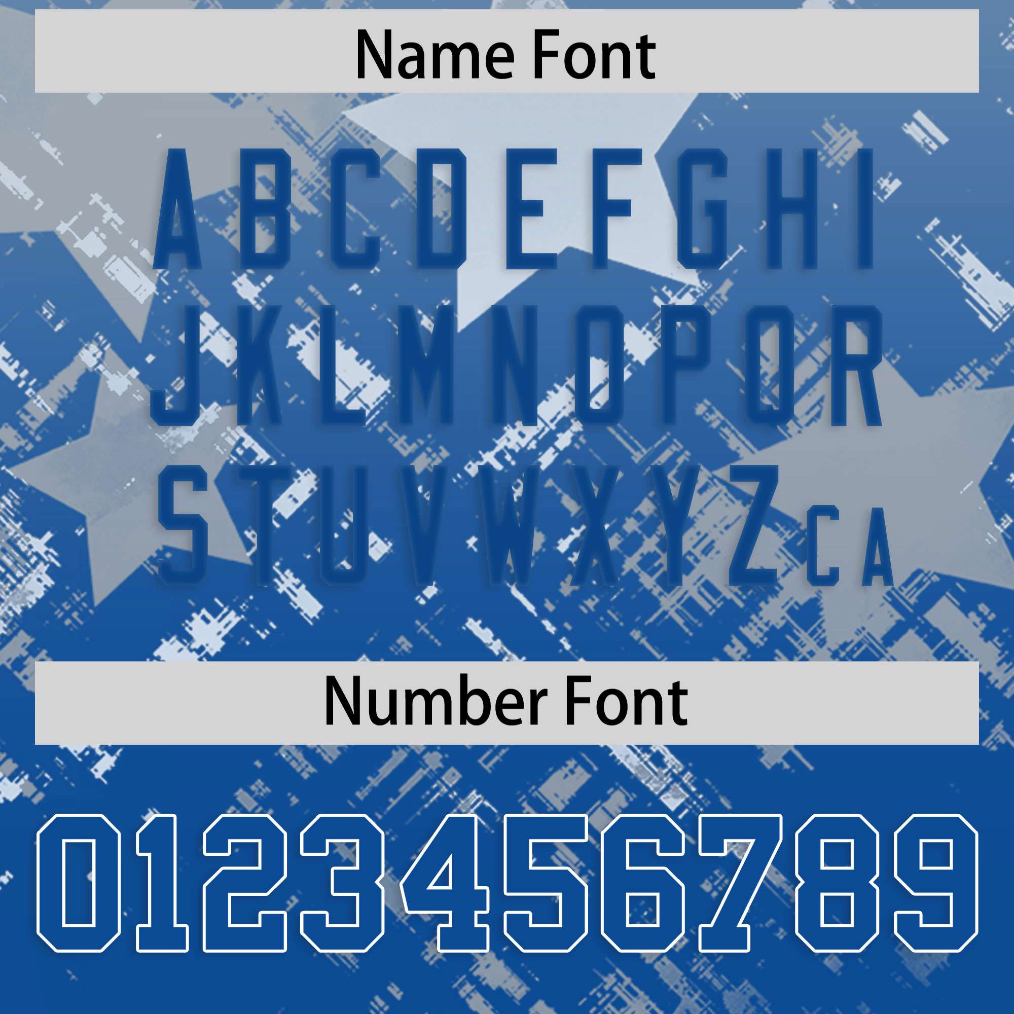 Custom Grey Royal Personalized Star Gradient Authentic American Football Jersey