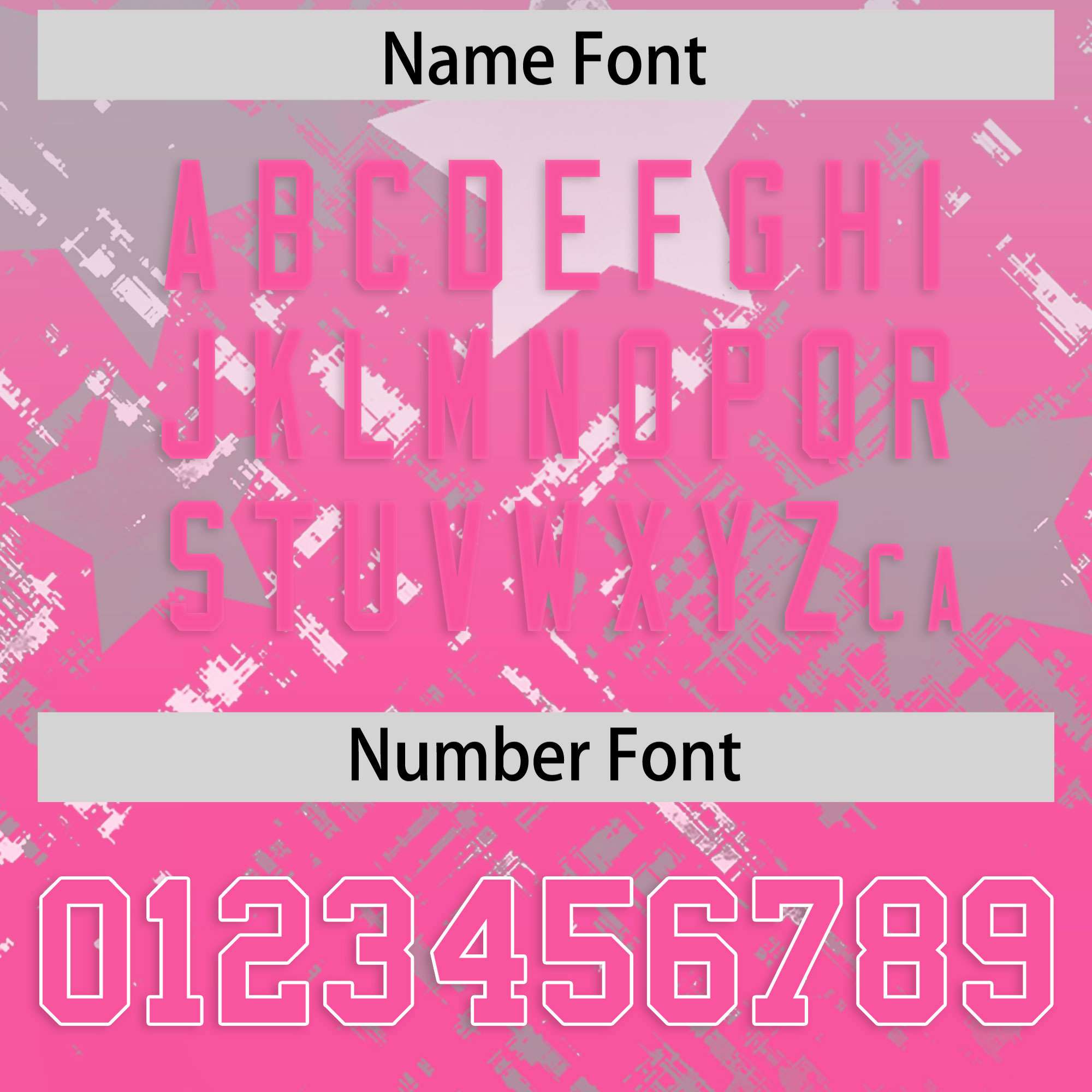 Custom Grey Pink Personalized Star Gradient Authentic American Football Jersey