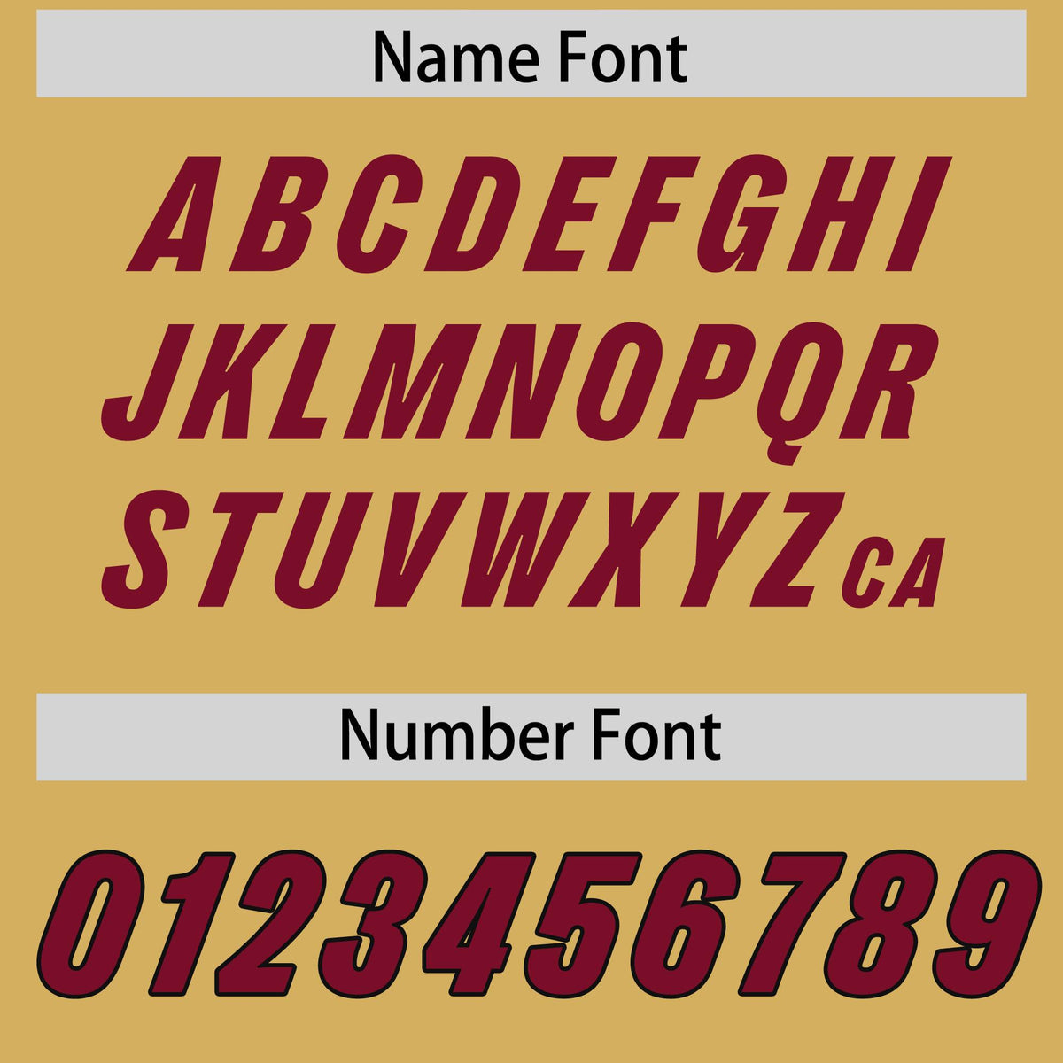 Custom Old Gold Cardinal and Black Side Stripe Pattern Authentic American Football Jersey