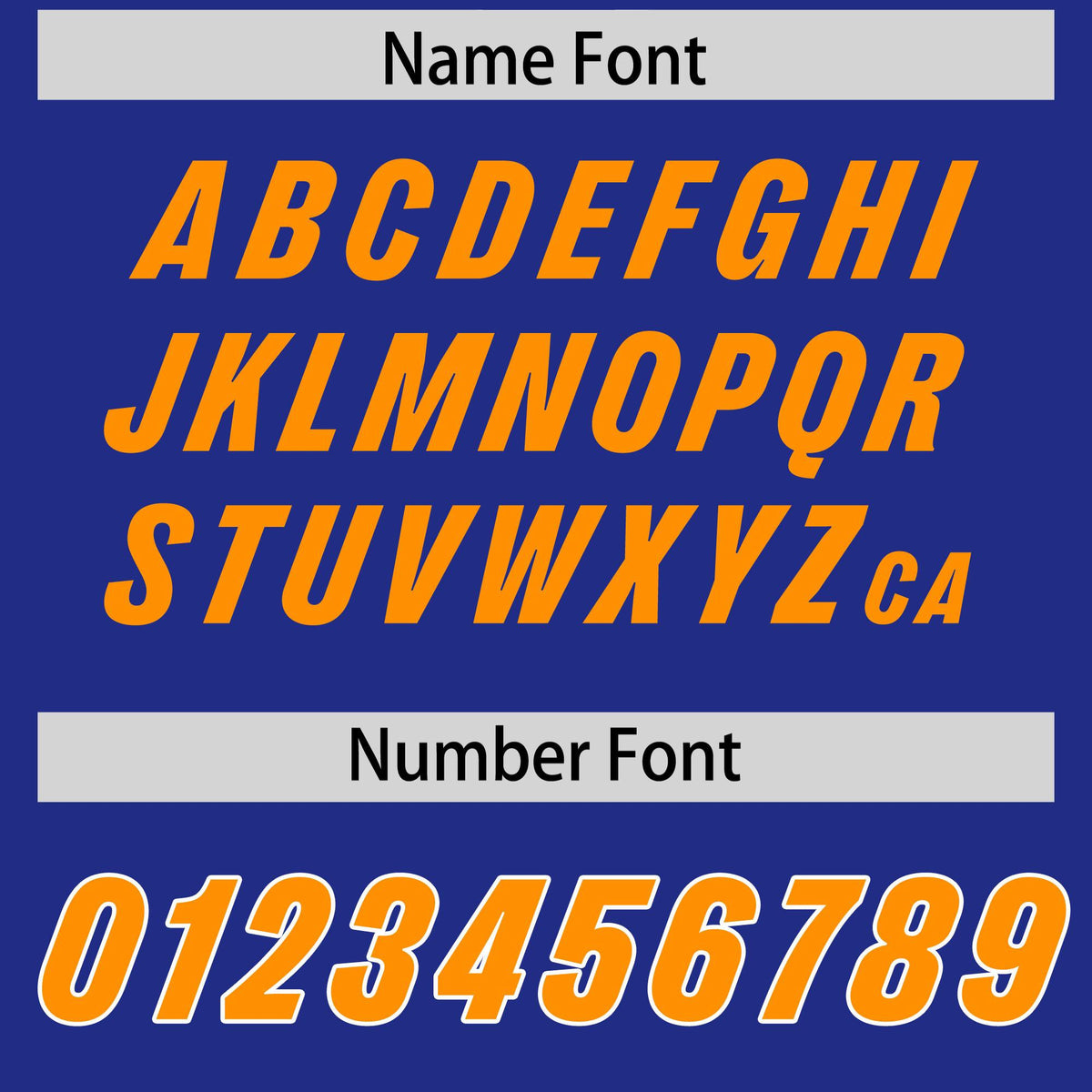 Custom Royal Gold Orange and White Side Stripe Pattern Authentic American Football Jersey