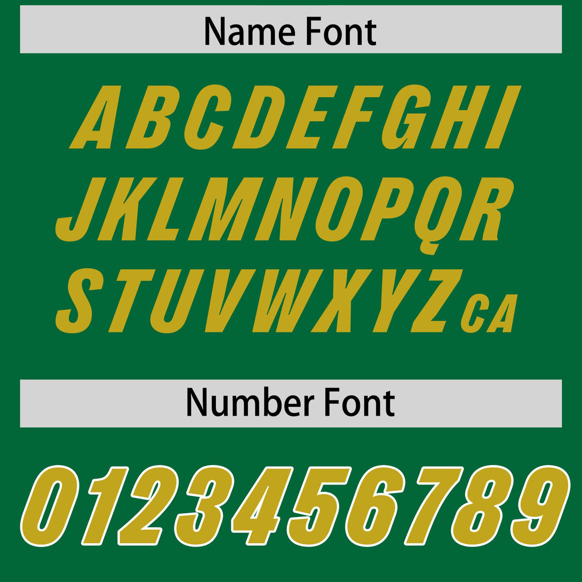 Custom Kelly Green Old Gold and White Side Stripe Pattern Authentic American Football Jersey