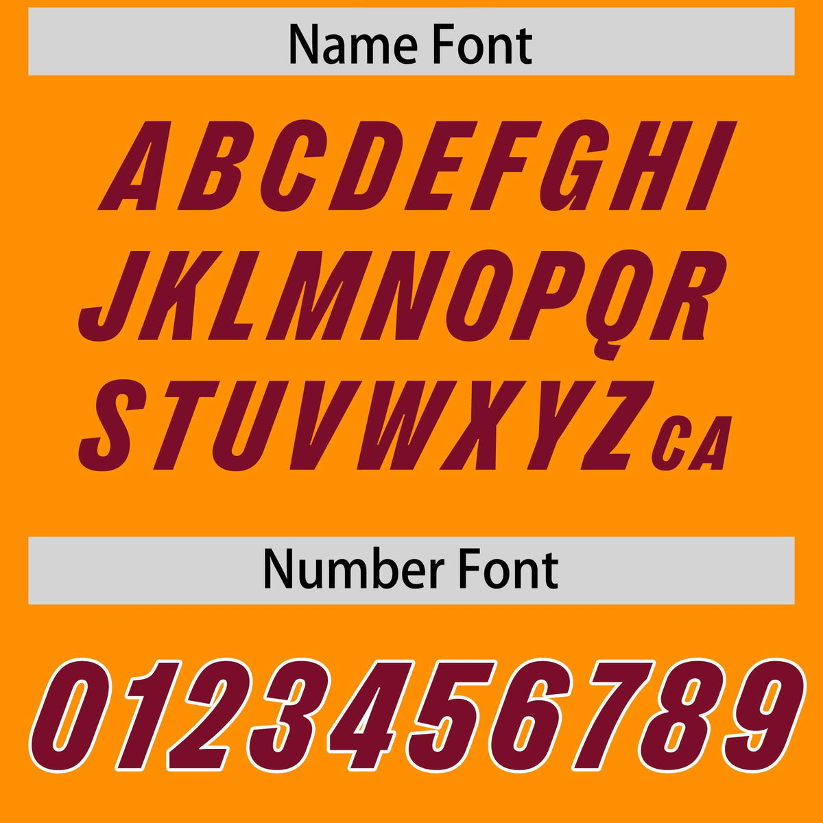 Custom Orange Crimson and White Side Stripe Pattern Authentic American Football Jersey