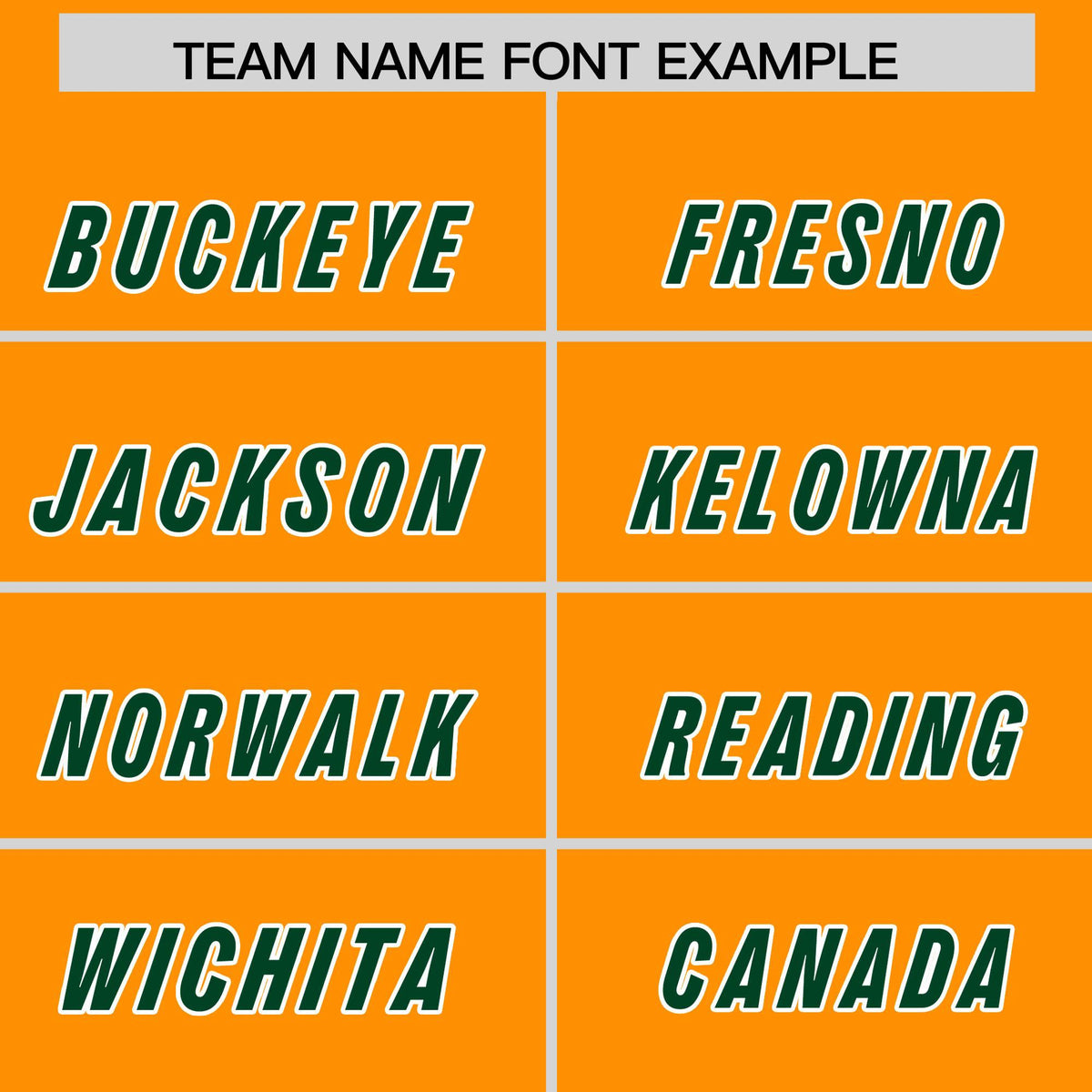 Custom Orange Green and White Side Stripe Pattern Authentic American Football Jersey