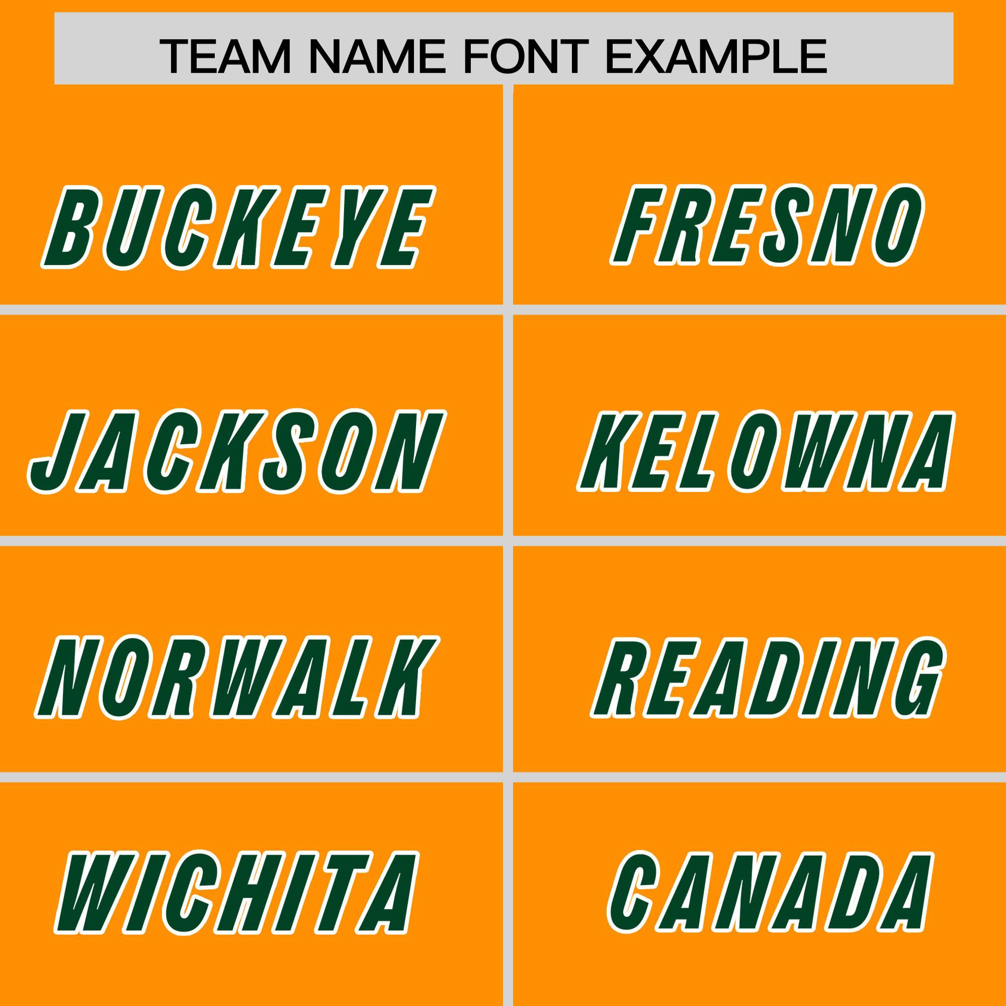 Custom Orange Green and White Side Stripe Pattern Authentic American Football Jersey