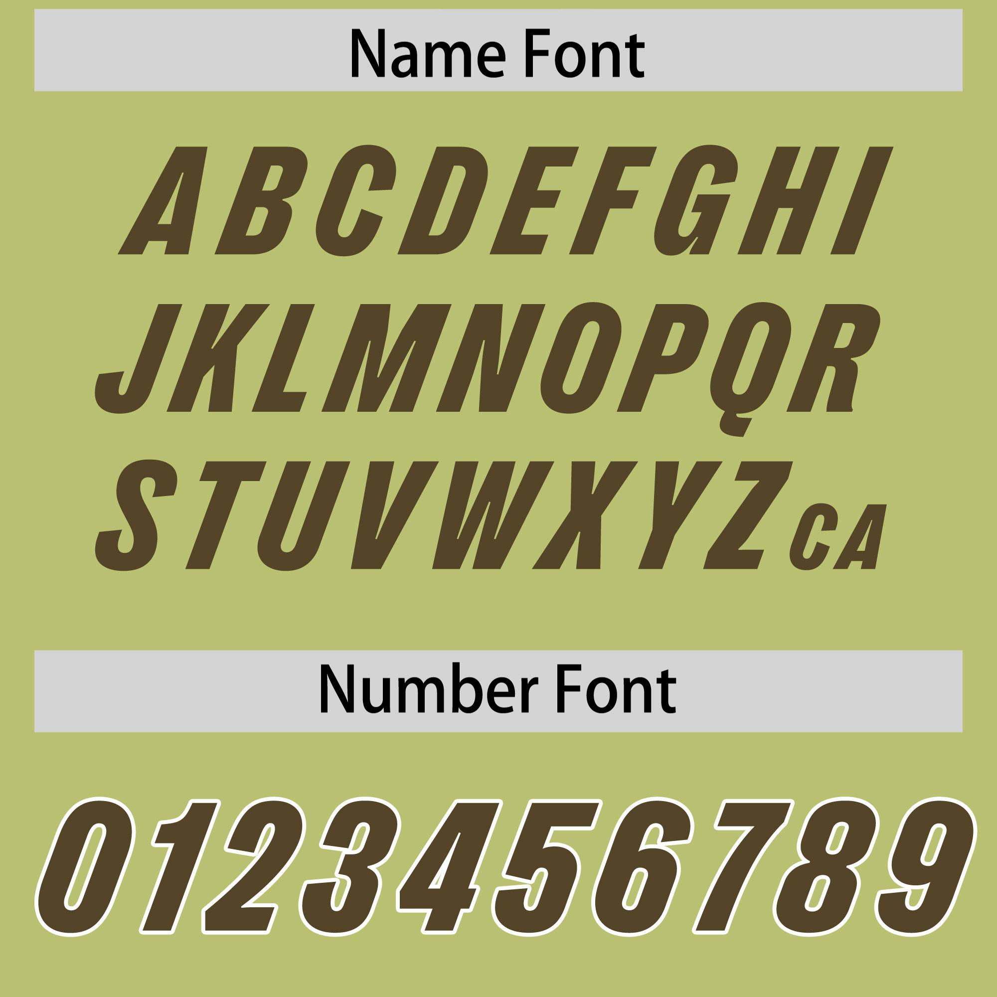 Custom Champagne Olive and White Side Stripe Pattern Authentic American Football Jersey