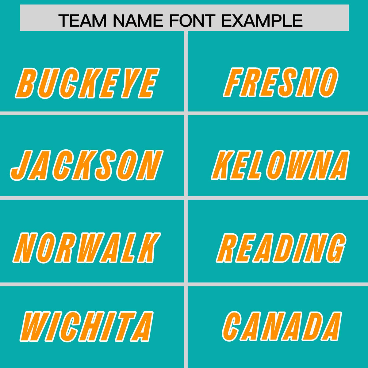 Custom Aqua Orange and White Side Stripe Pattern Authentic American Football Jersey