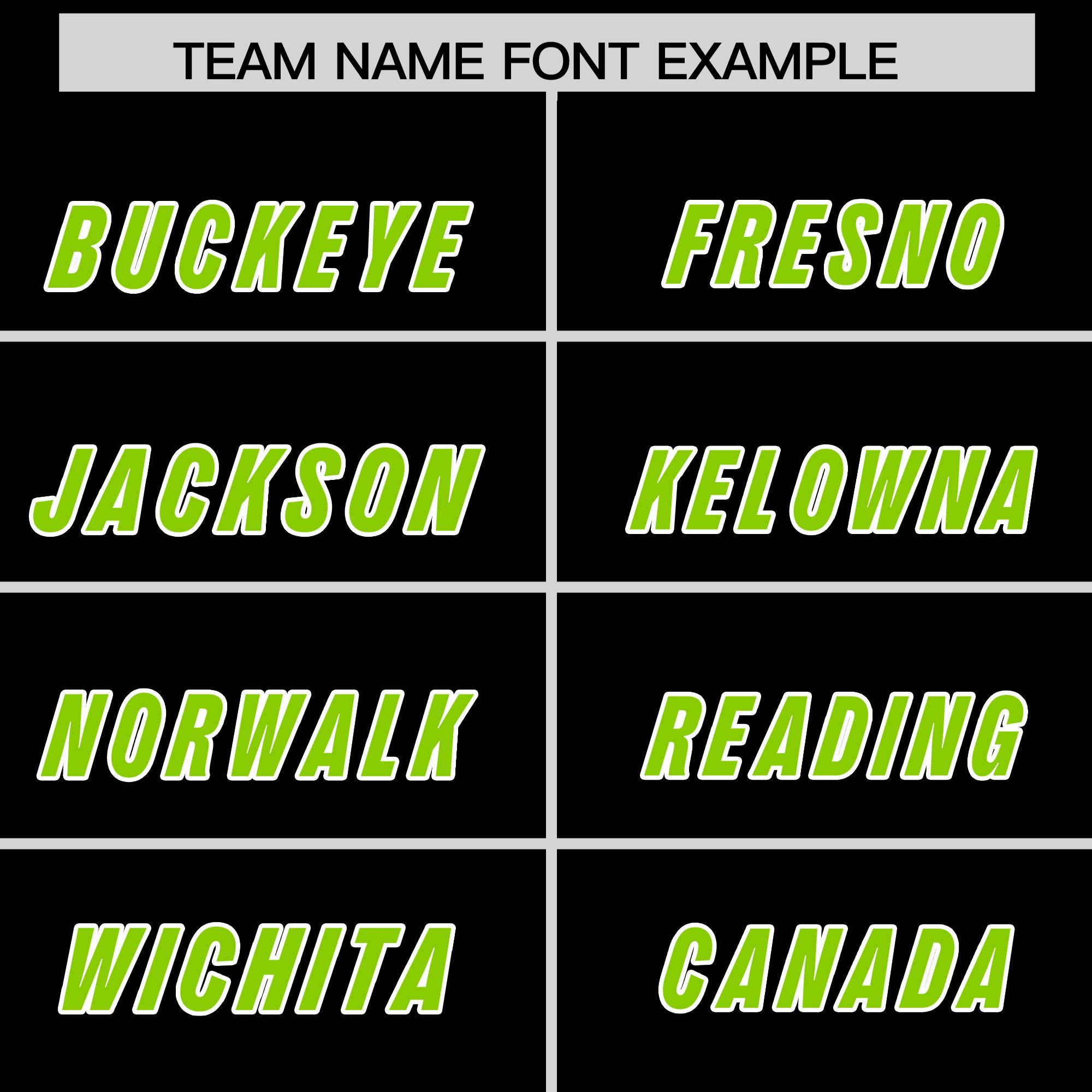 Custom Black Neon Green and White Side Stripe Pattern Authentic American Football Jersey