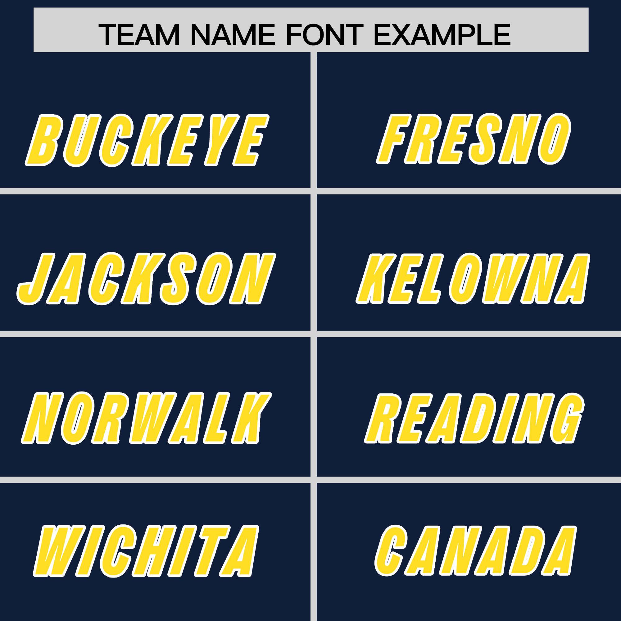 Custom Navy Gold and White Side Stripe Pattern Authentic American Football Jersey