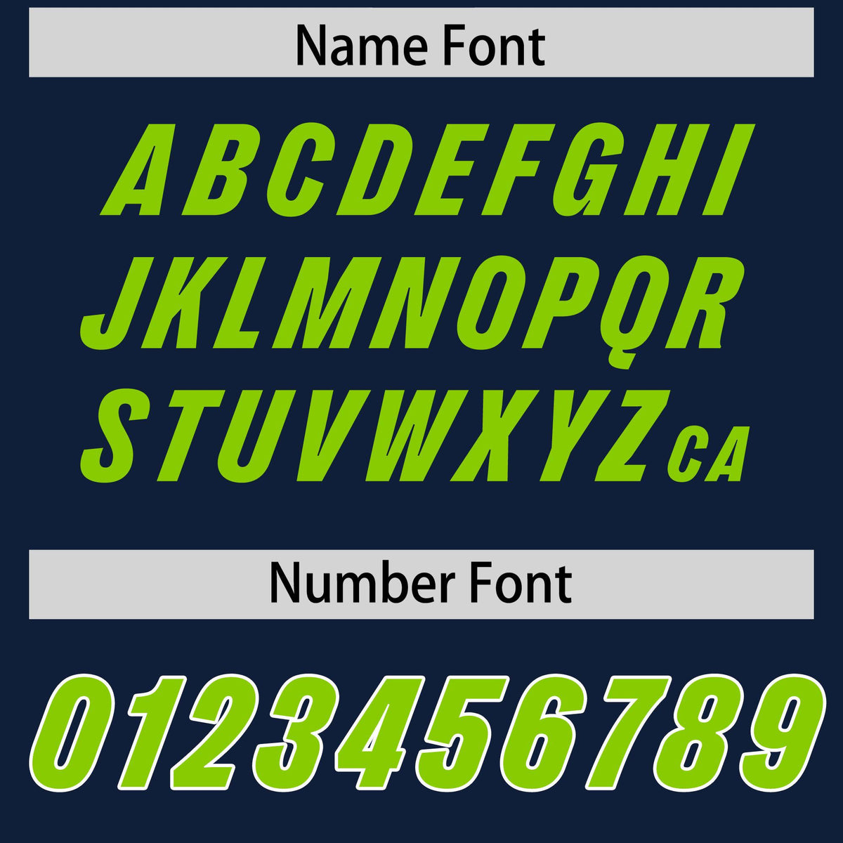 Custom Navy Neon Green and White Side Stripe Pattern Authentic American Football Jersey