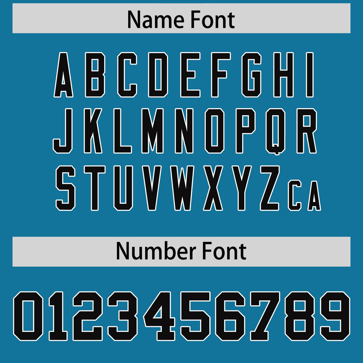 Custom Panther Blue Black and White Side Stripe Pattern Authentic American Football Jersey