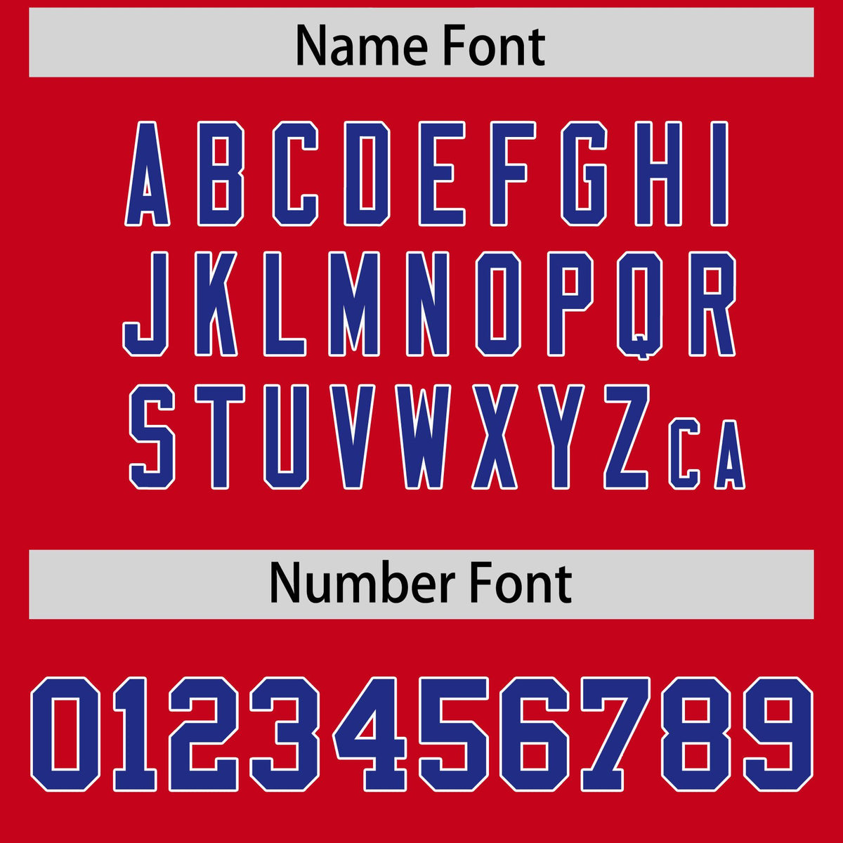 Custom Red Royal and White Side Stripe Pattern Authentic American Football Jersey