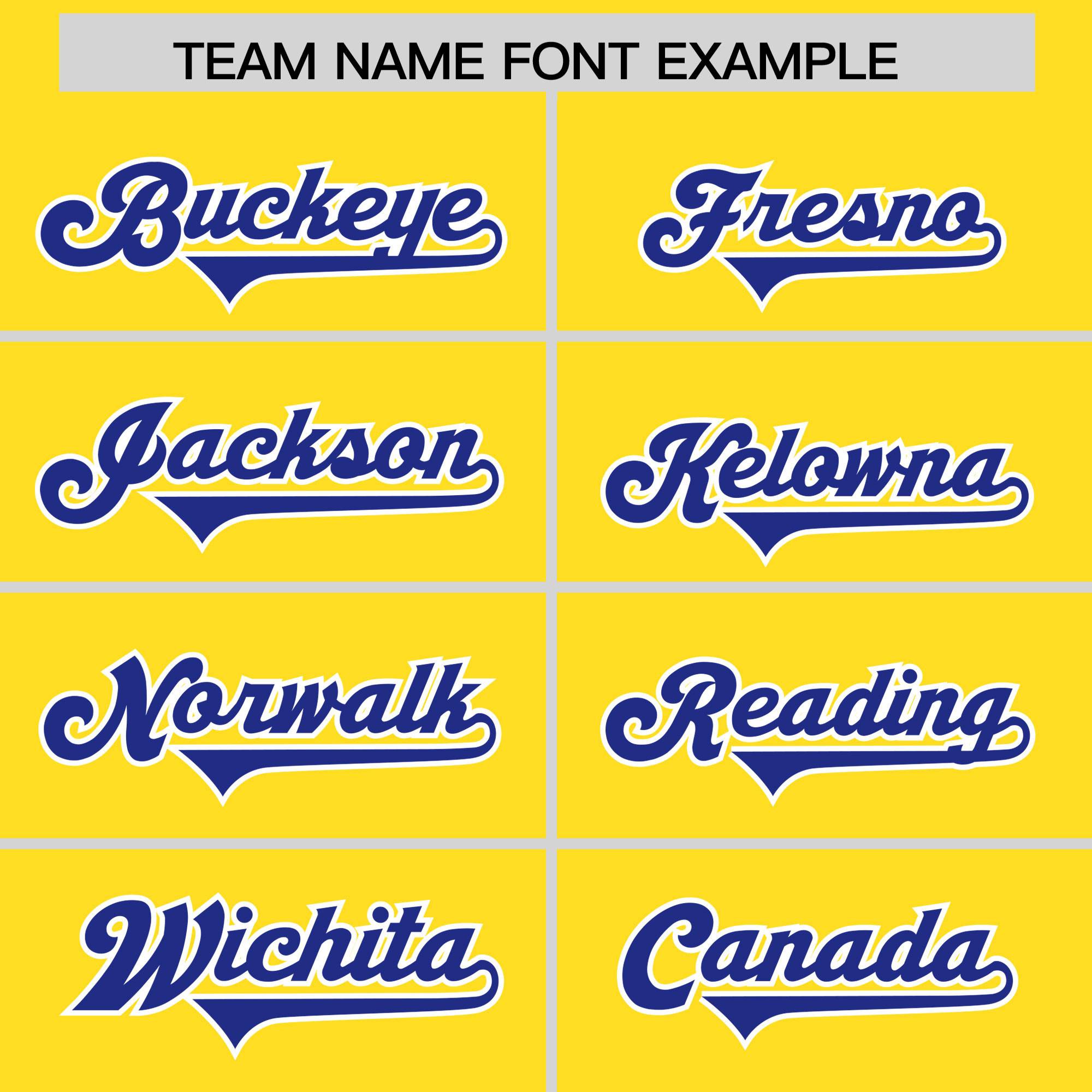 Custom Gold Royal and White Side Stripe Pattern Authentic American Football Jersey