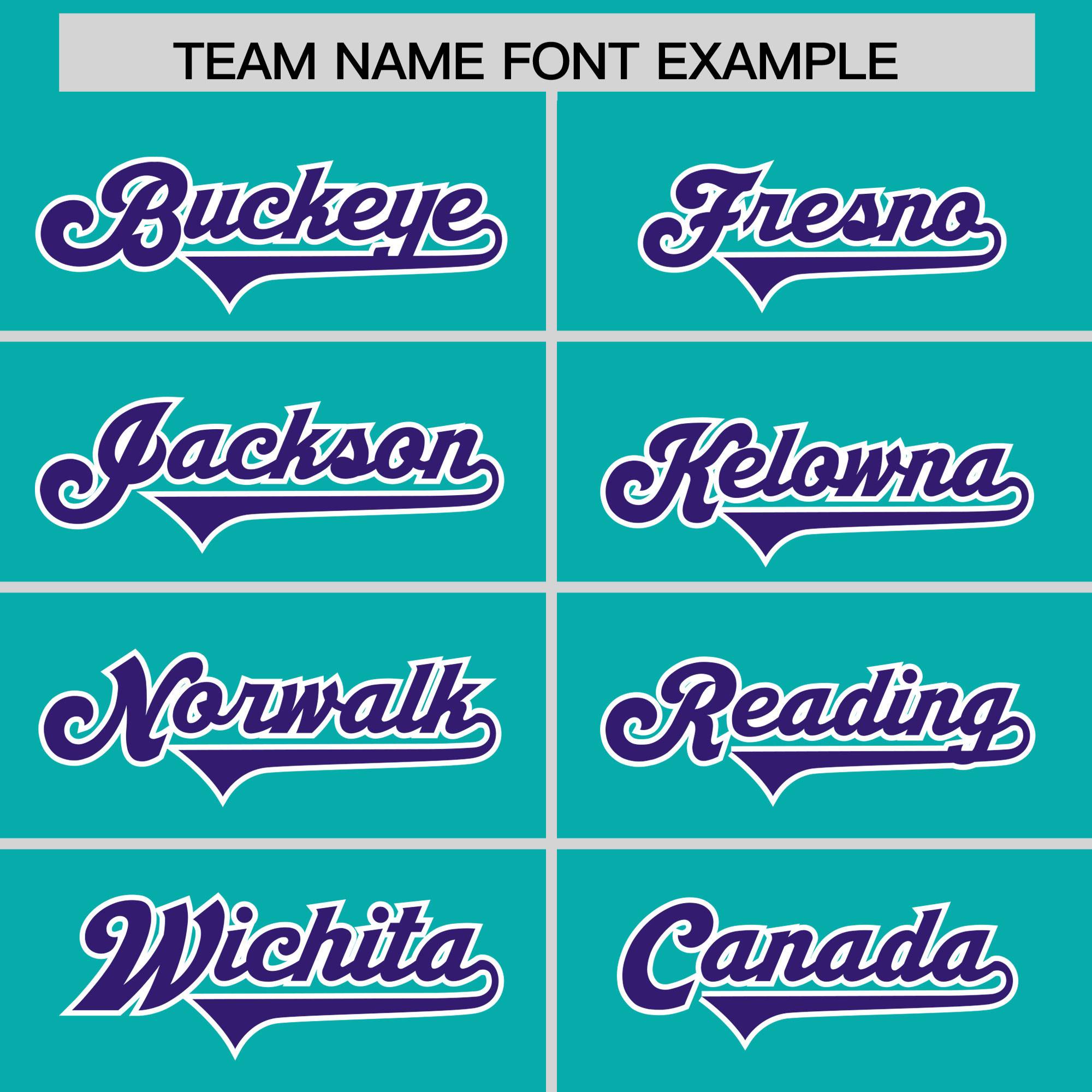 Custom Aqua Purple and White Side Stripe Pattern Authentic American Football Jersey