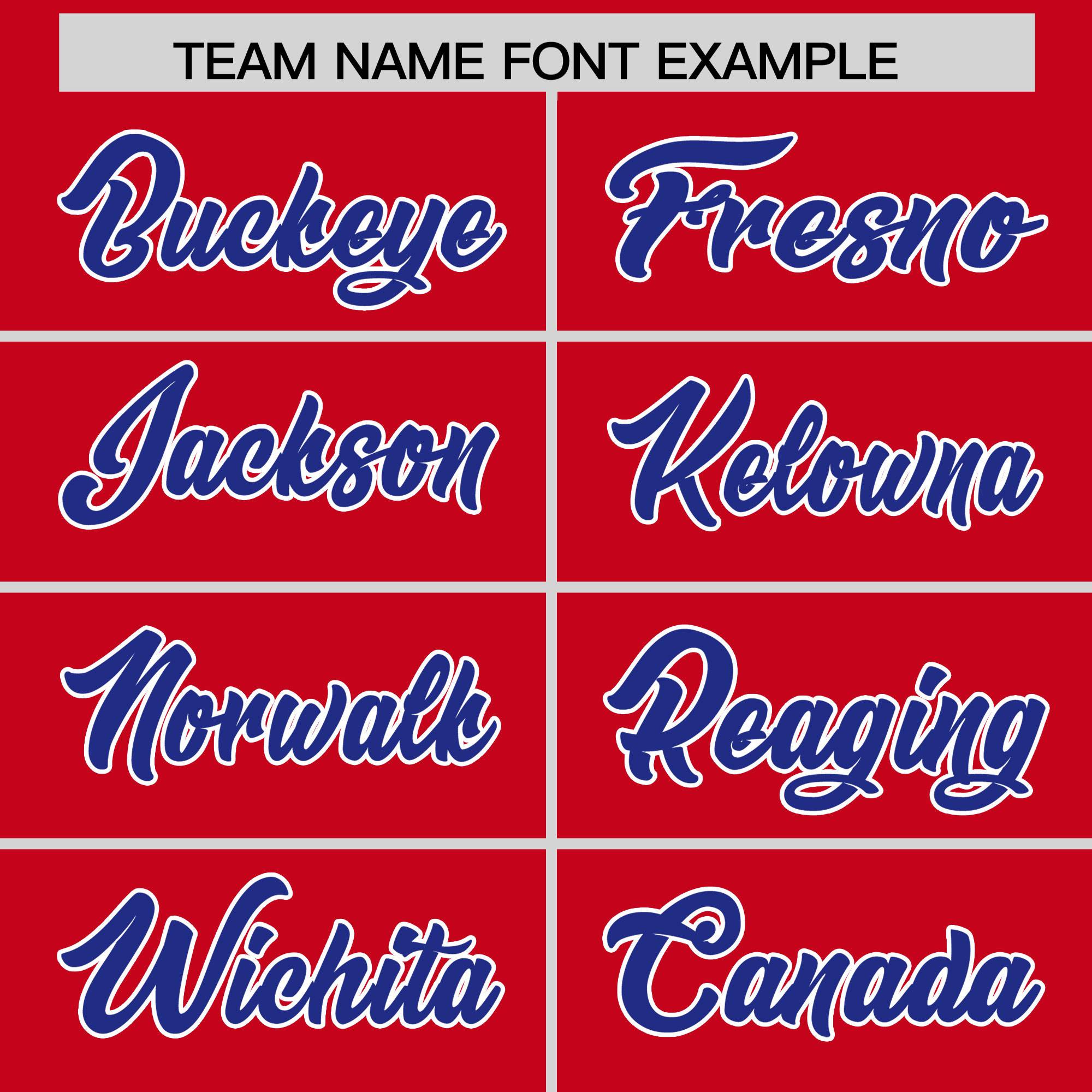Custom Red Royal and White Side Stripe Pattern Authentic American Football Jersey