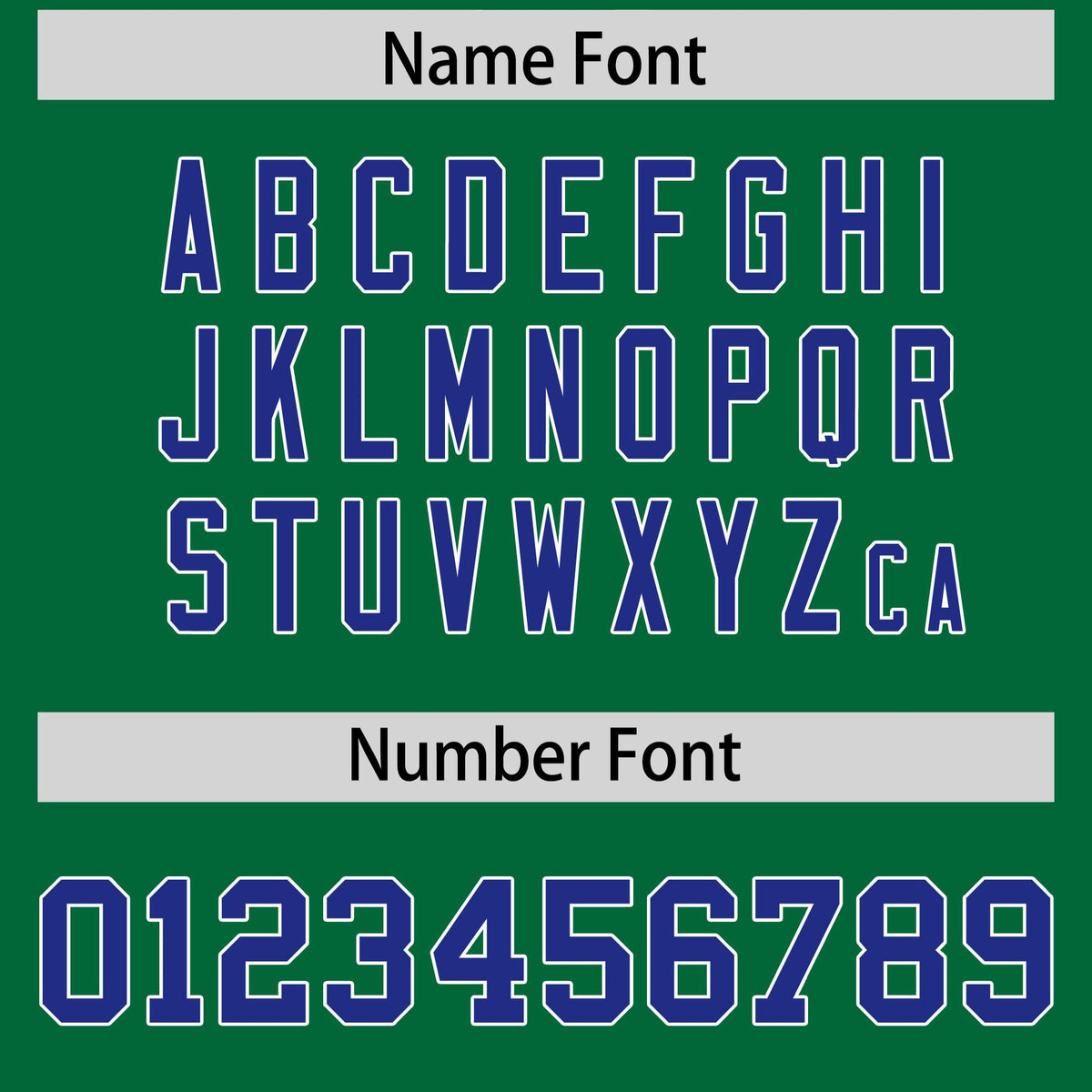 Custom Kelly Green Royal and White Side Stripe Pattern Authentic American Football Jersey