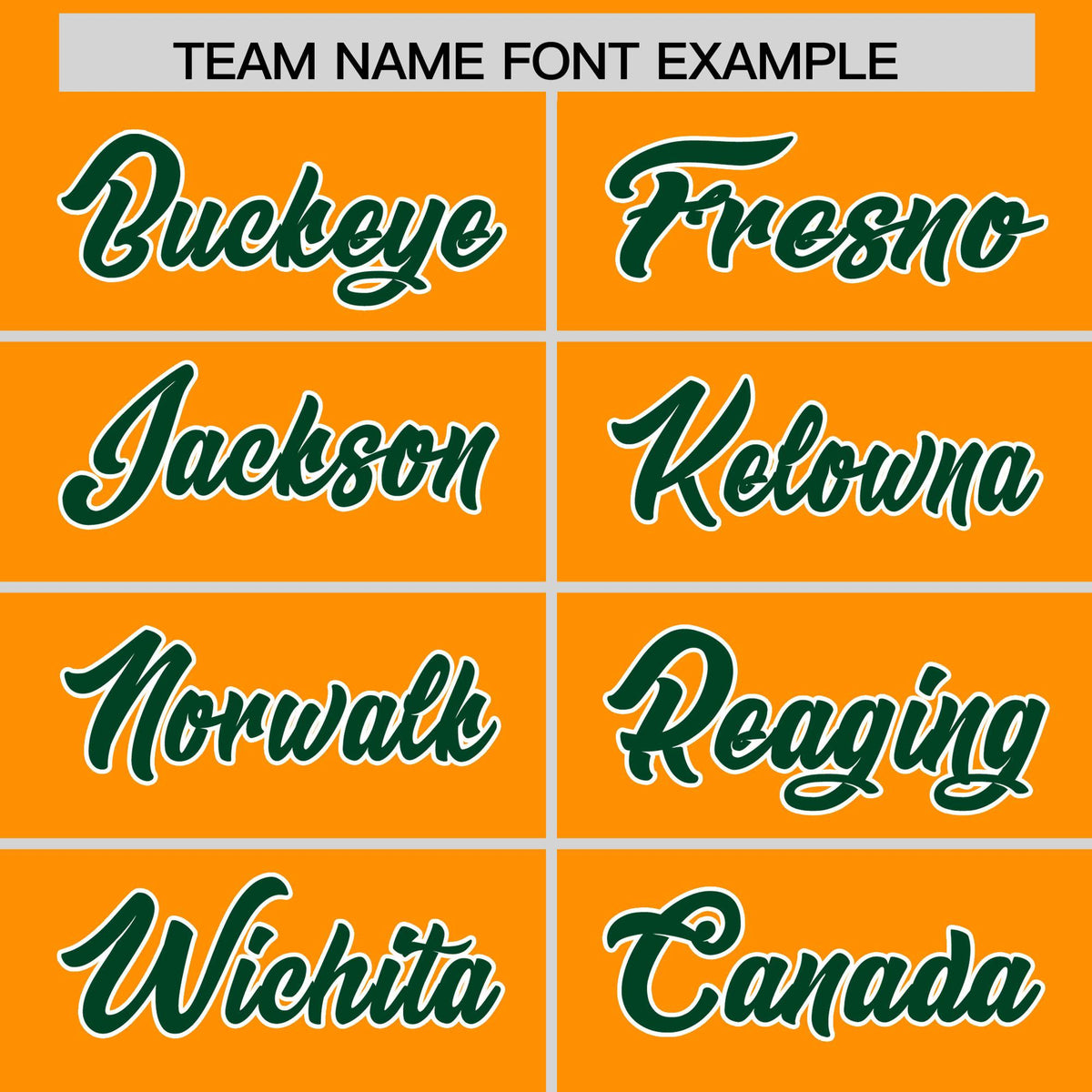 Custom Orange Green and White Side Stripe Pattern Authentic American Football Jersey