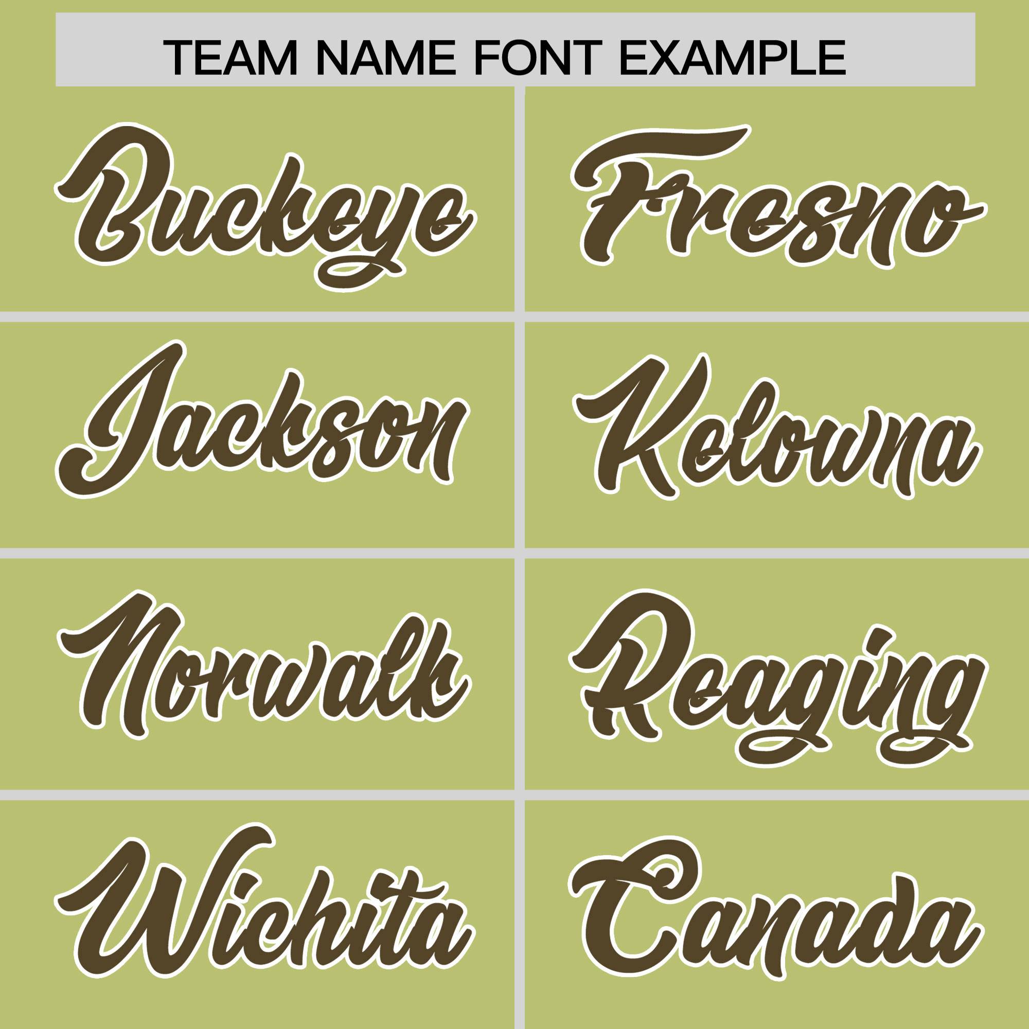 Custom Champagne Olive and White Side Stripe Pattern Authentic American Football Jersey