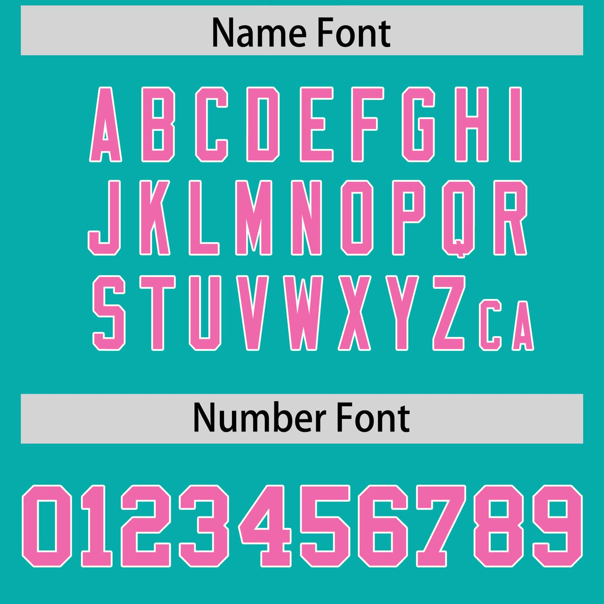 Custom Aqua Pink and White Side Stripe Pattern Authentic American Football Jersey