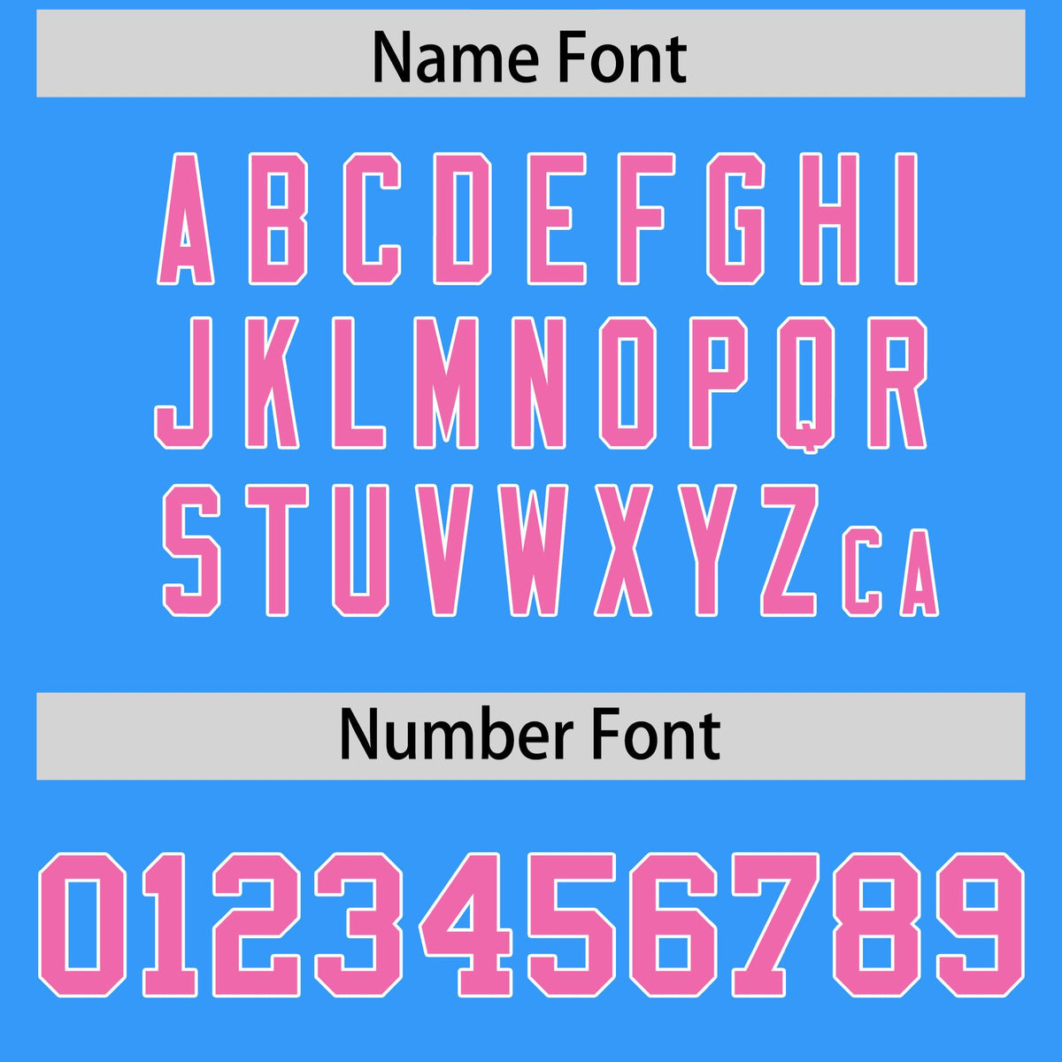 Custom Light Blue Pink and White Side Stripe Pattern Authentic American Football Jersey