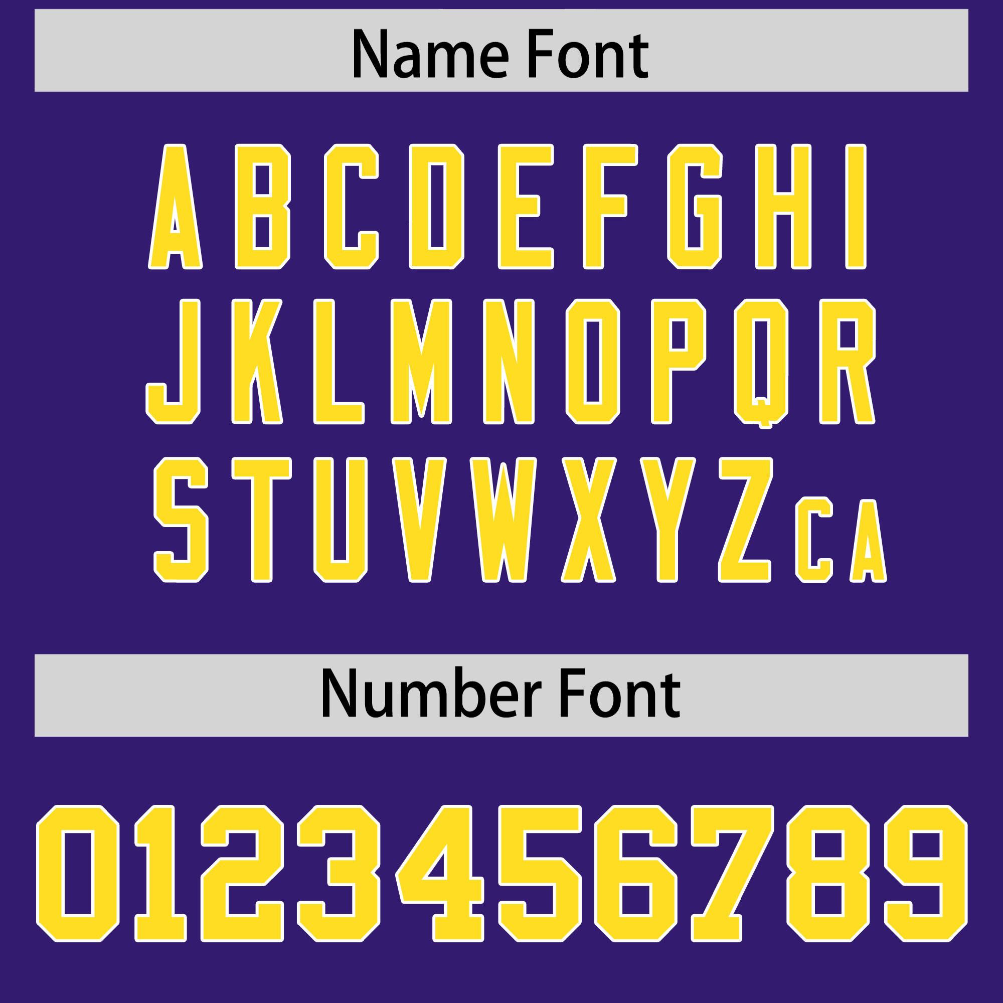 Custom Purple Gold and White Side Stripe Pattern Authentic American Football Jersey