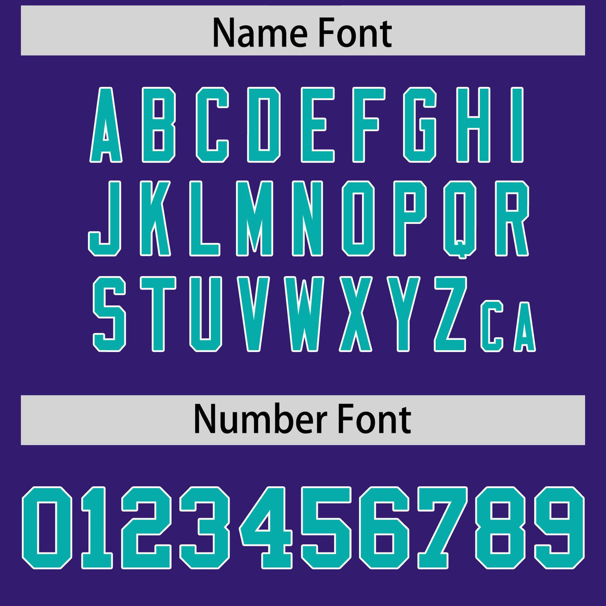 Custom Purple Aqua and White Side Stripe Pattern Authentic American Football Jersey