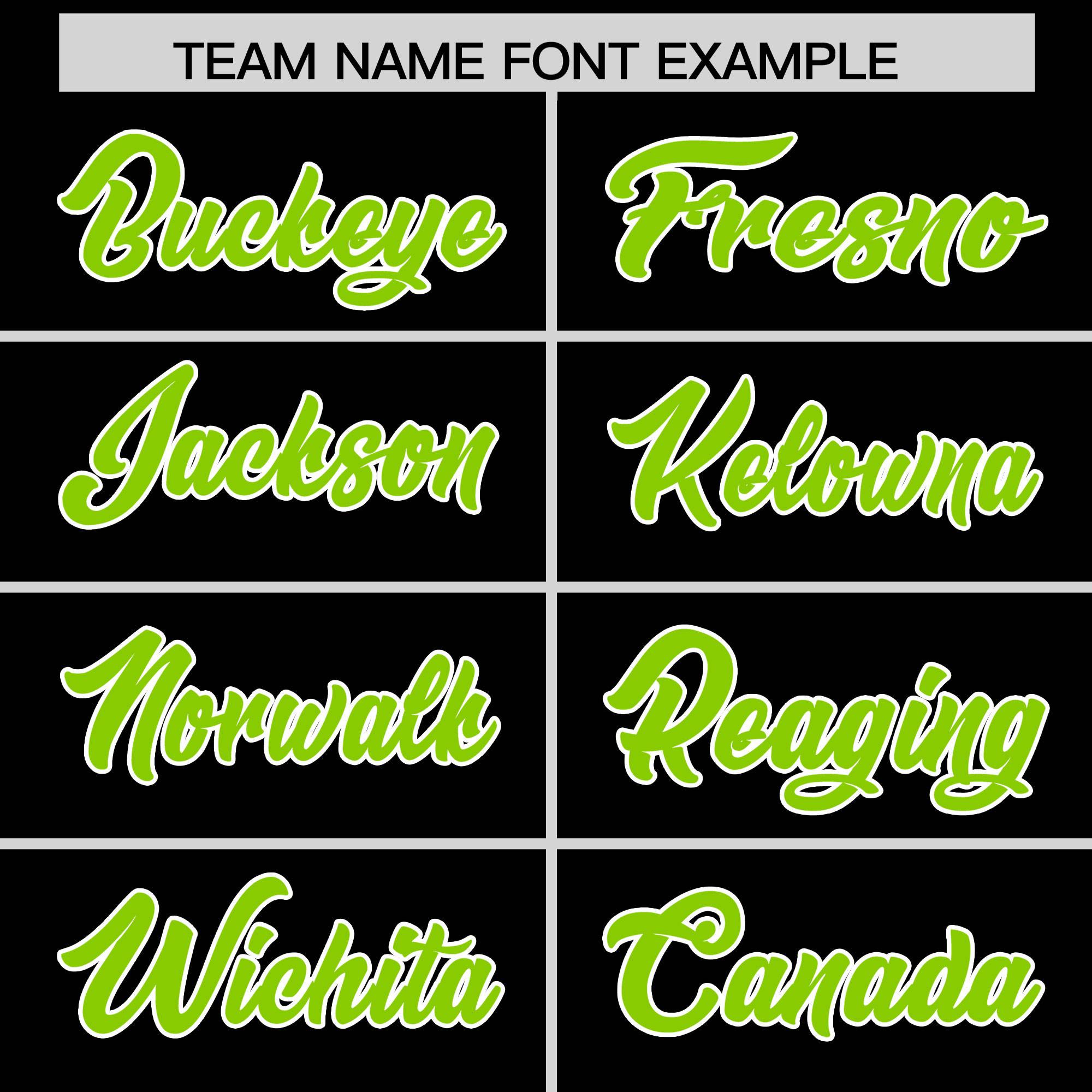 Custom Black Neon Green and White Side Stripe Pattern Authentic American Football Jersey