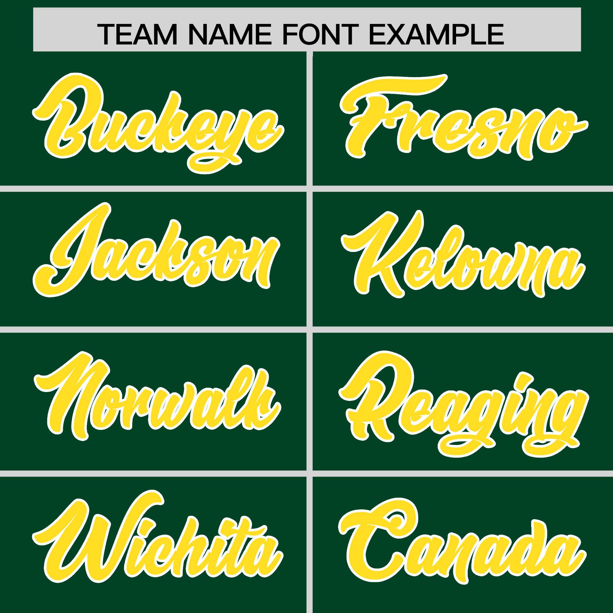 Custom Green Gold and White Side Stripe Pattern Authentic American Football Jersey