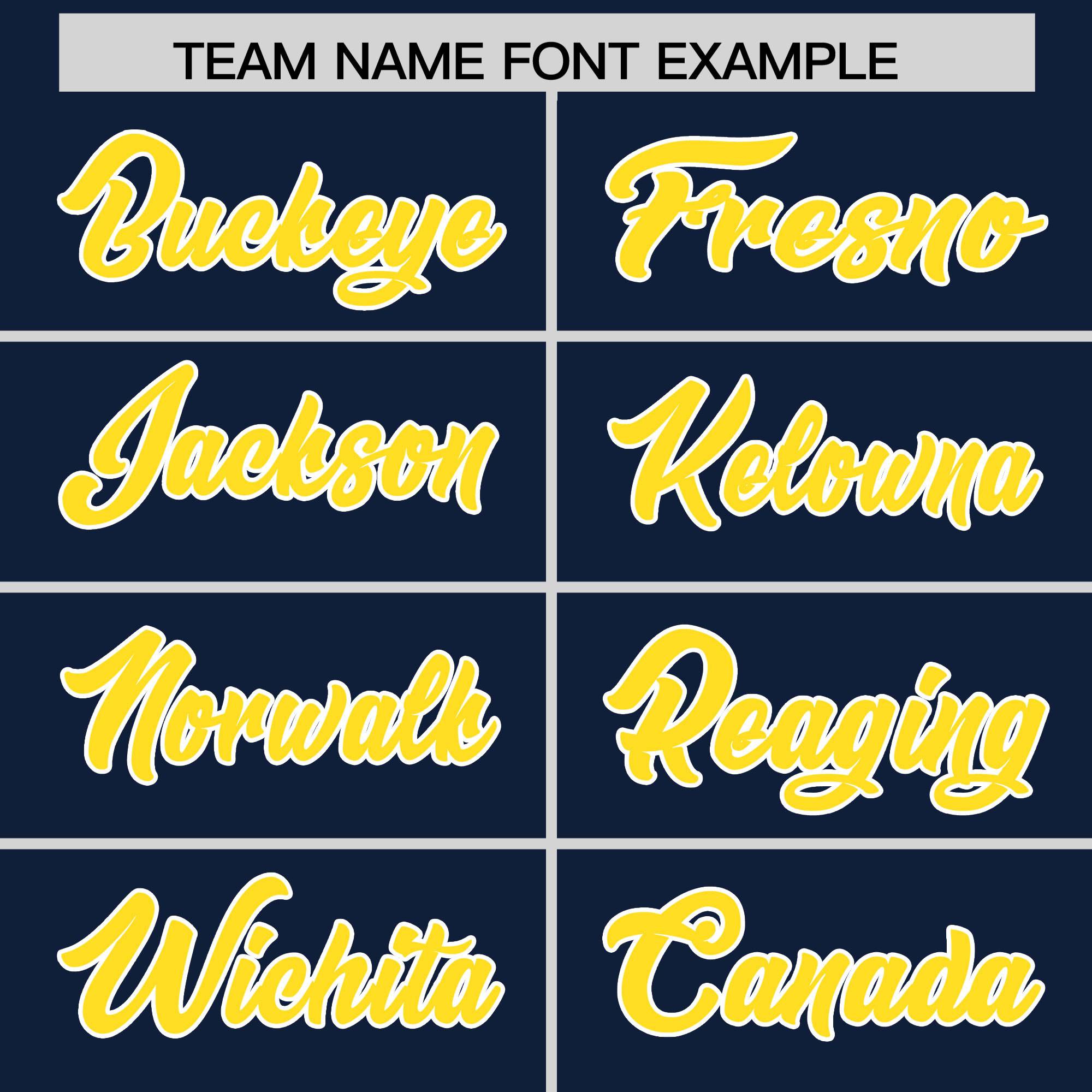 Custom Navy Gold and White Side Stripe Pattern Authentic American Football Jersey