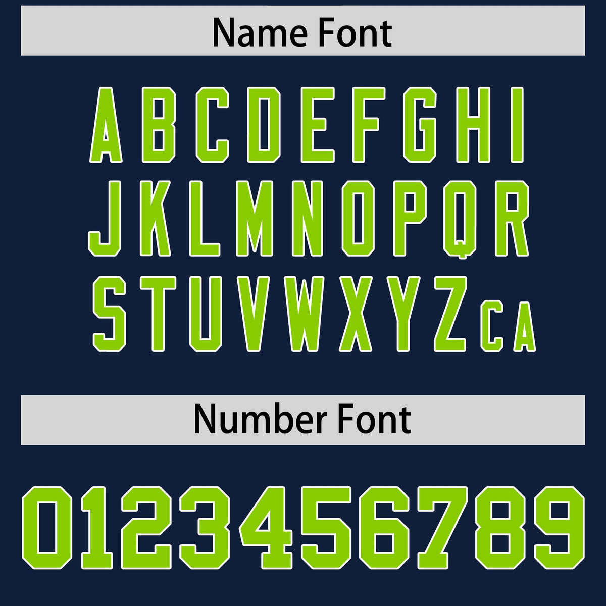 Custom Navy Neon Green and White Side Stripe Pattern Authentic American Football Jersey