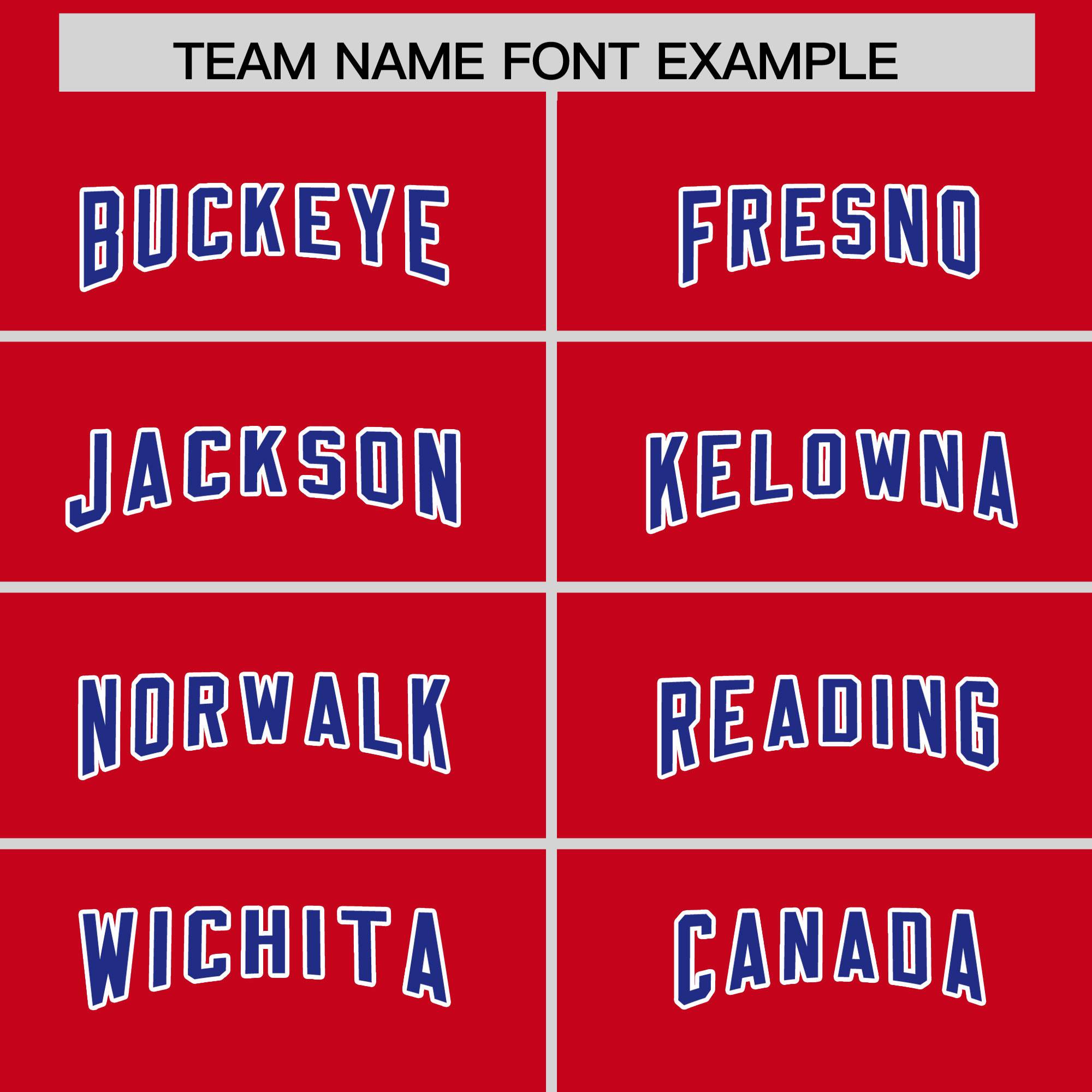 Custom Red Royal and White Side Stripe Pattern Authentic American Football Jersey