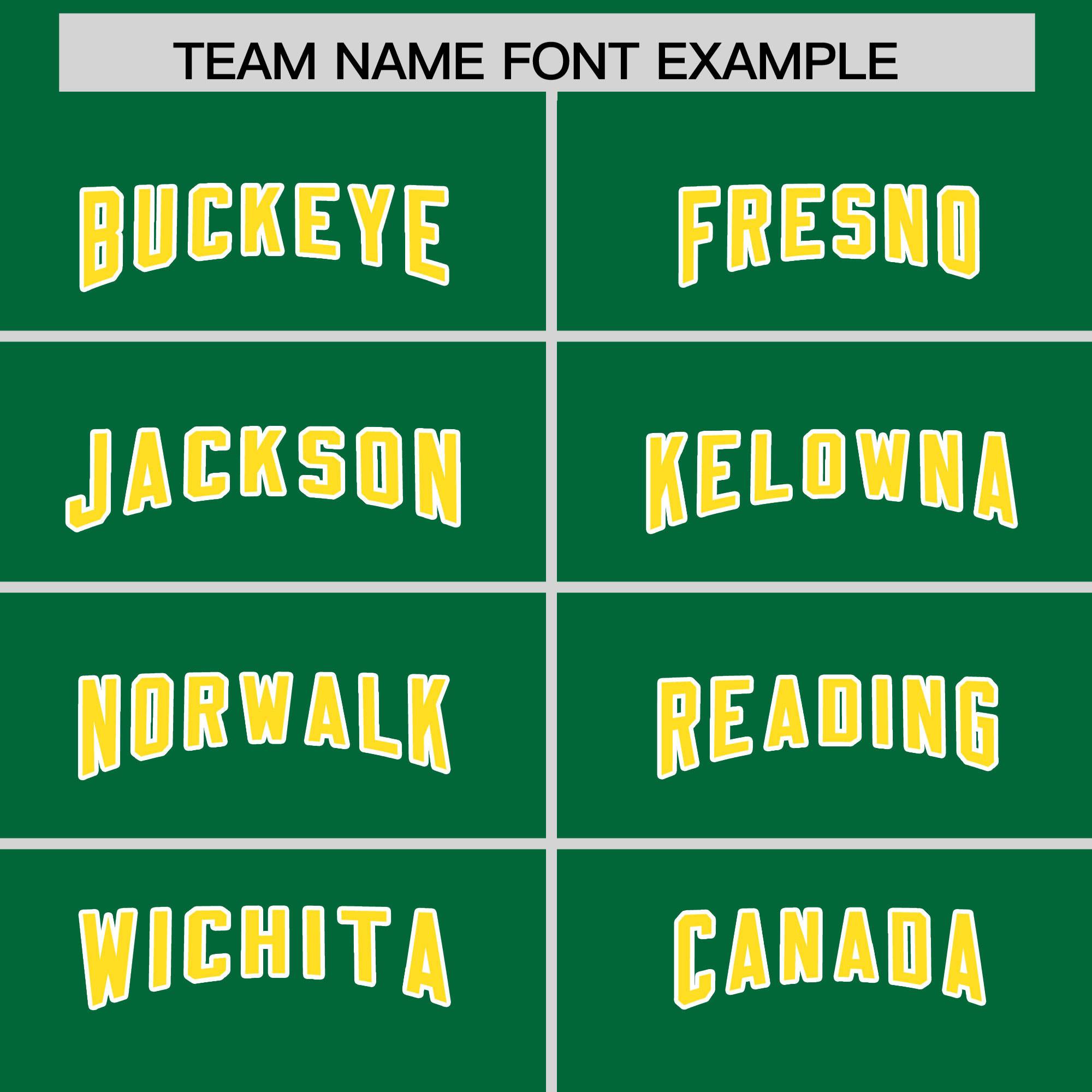 Custom Kelly Green Gold and White Side Stripe Pattern Authentic American Football Jersey