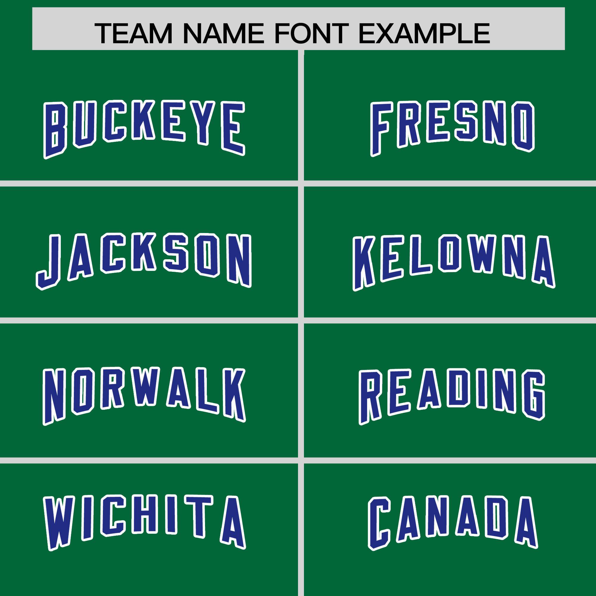 Custom Kelly Green Royal and White Side Stripe Pattern Authentic American Football Jersey