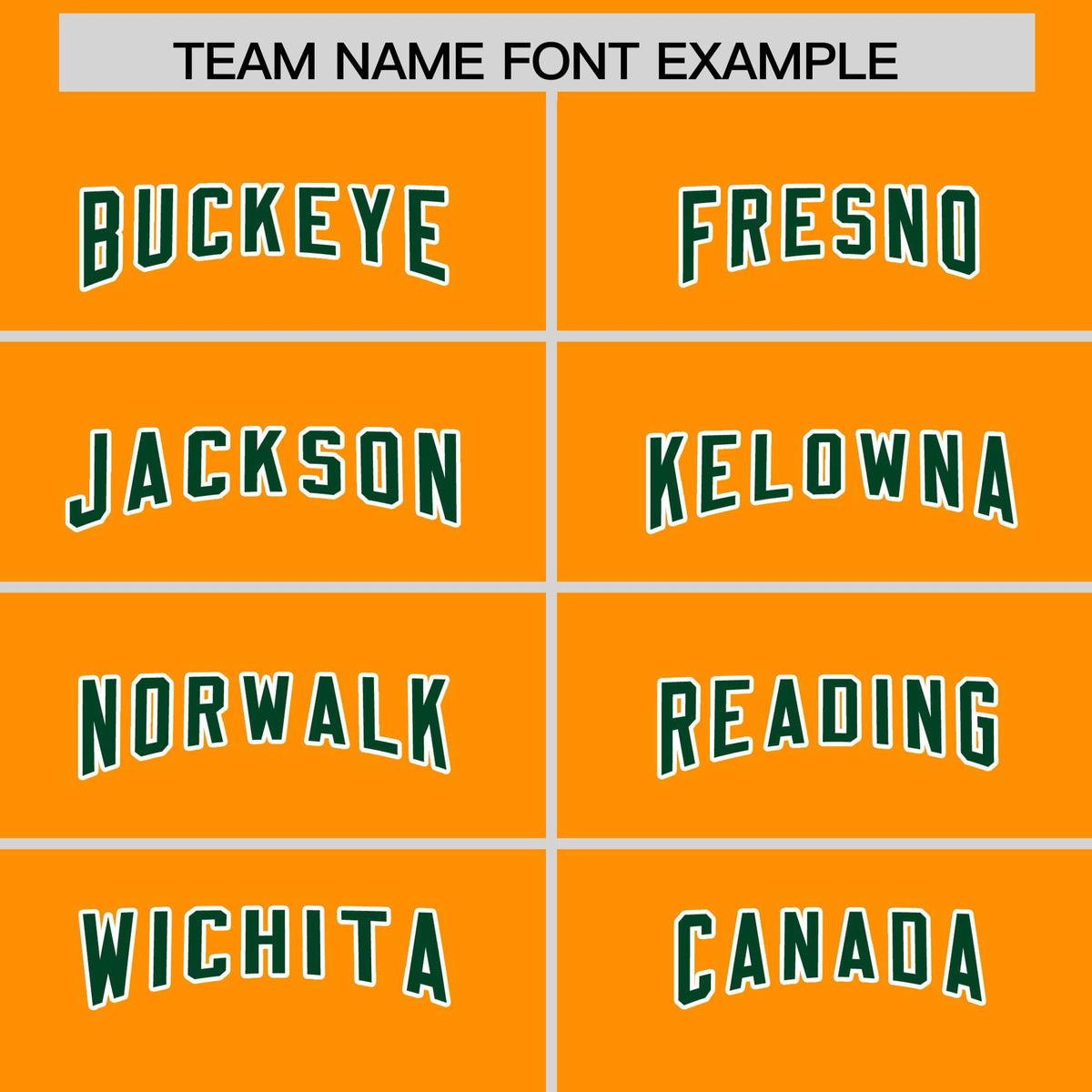 Custom Orange Green and White Side Stripe Pattern Authentic American Football Jersey