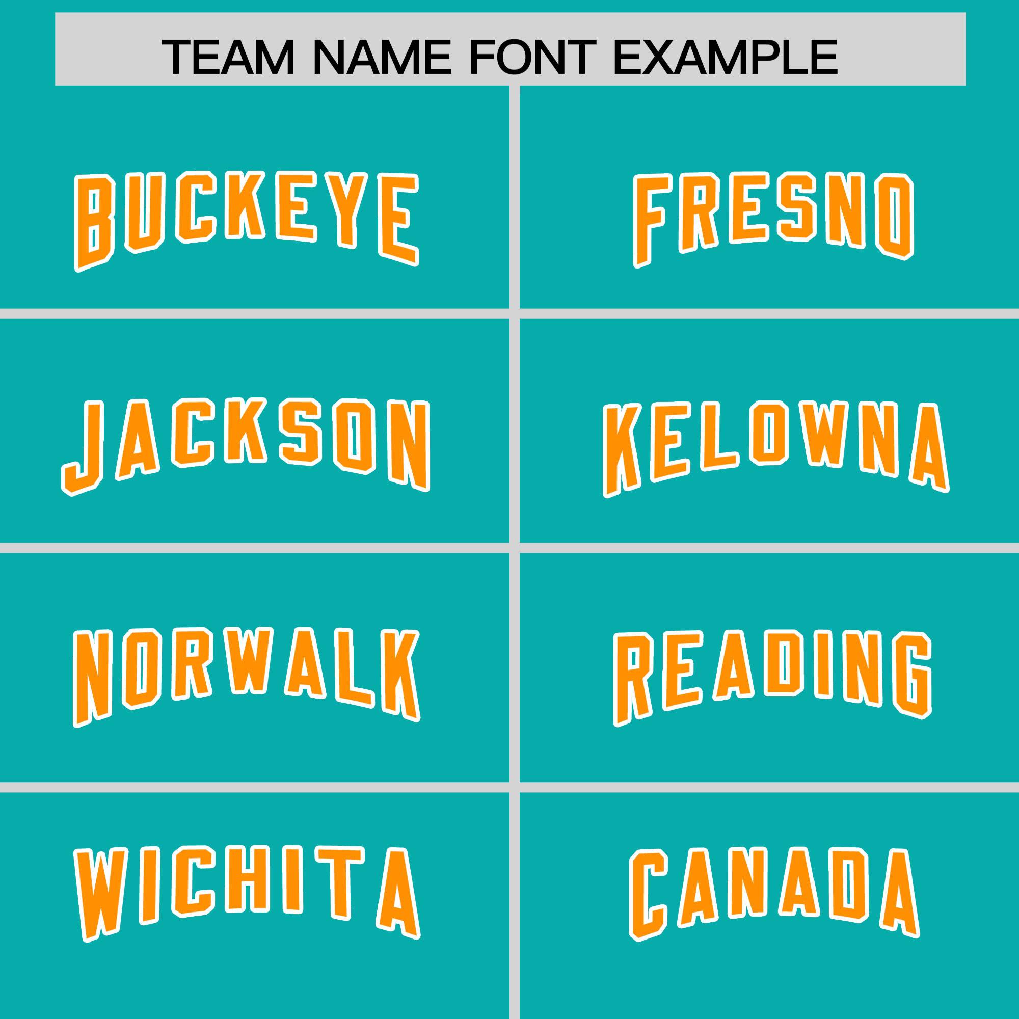 Custom Aqua Orange and White Side Stripe Pattern Authentic American Football Jersey