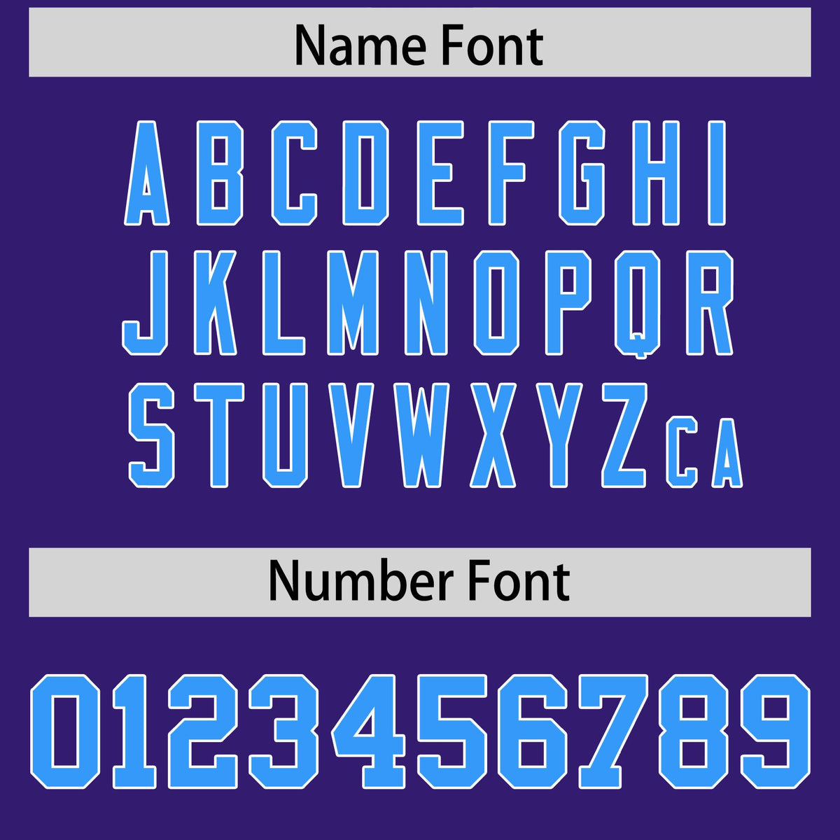 Custom Purple Light Blue and White Side Stripe Pattern Authentic American Football Jersey