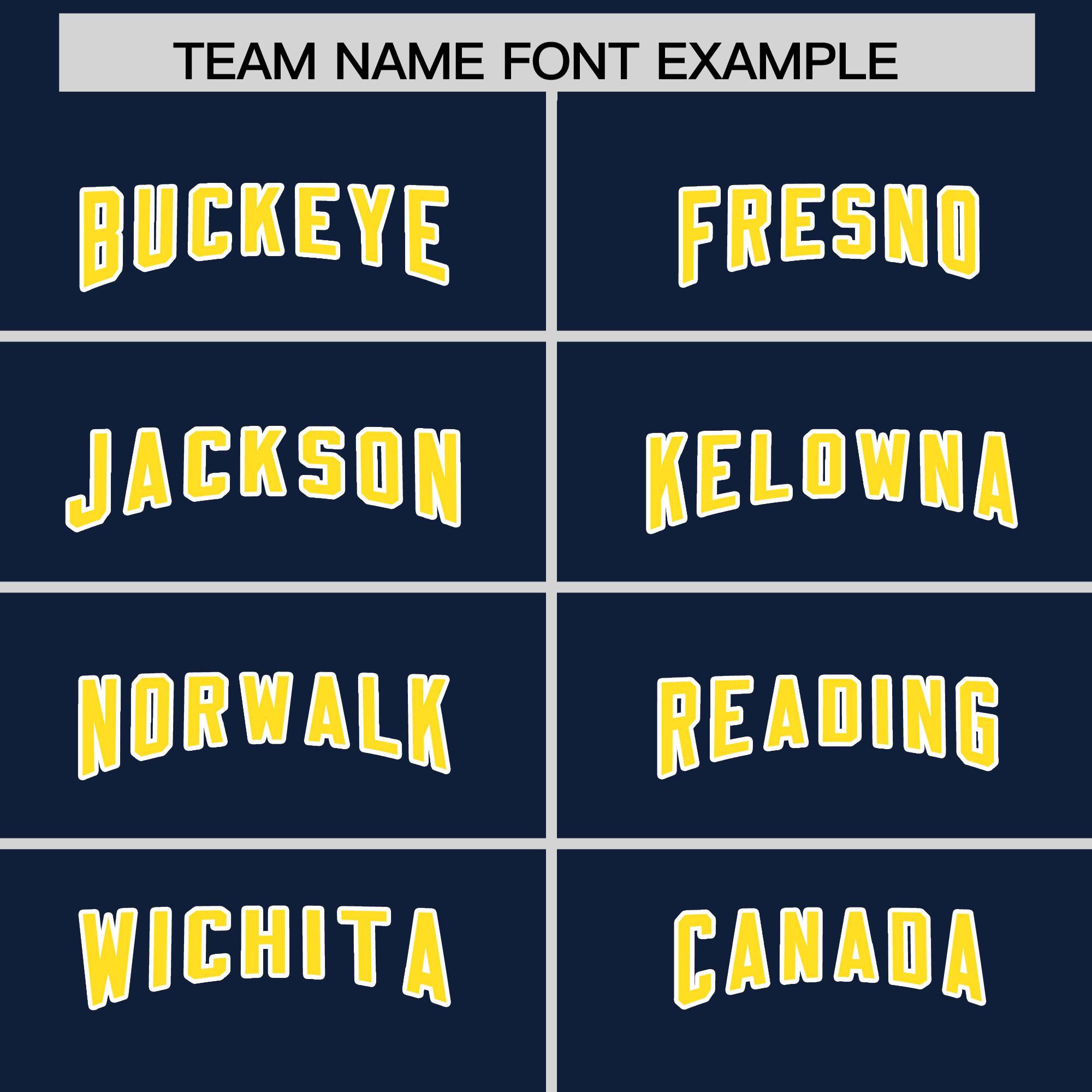 Custom Navy Gold and White Side Stripe Pattern Authentic American Football Jersey