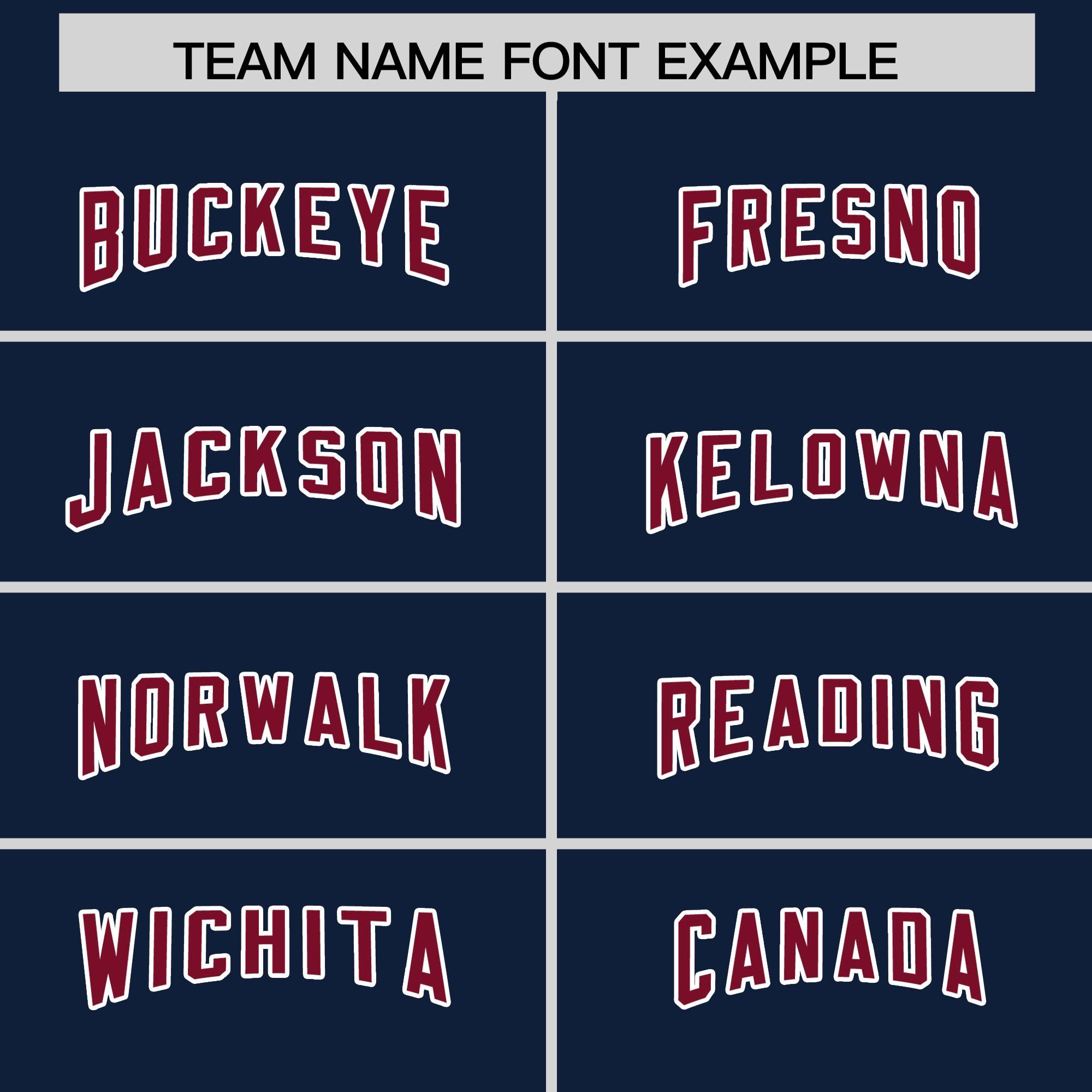 Custom Navy Cardinal and White Side Stripe Pattern Authentic American Football Jersey