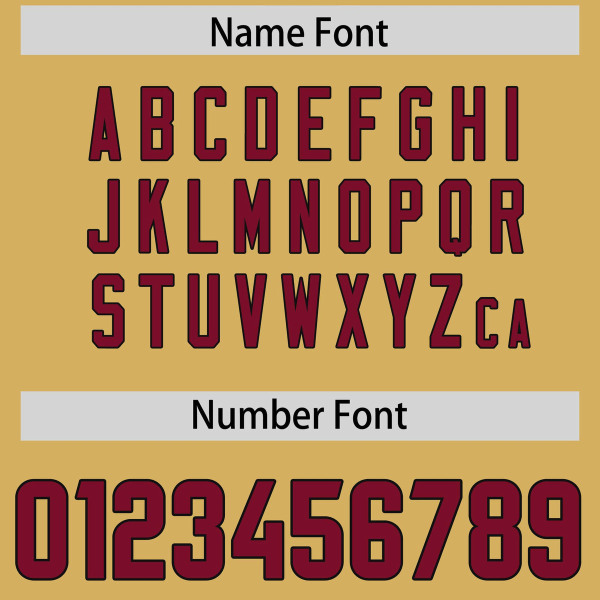 Custom Old Gold Cardinal and Black Side Stripe Pattern Authentic American Football Jersey