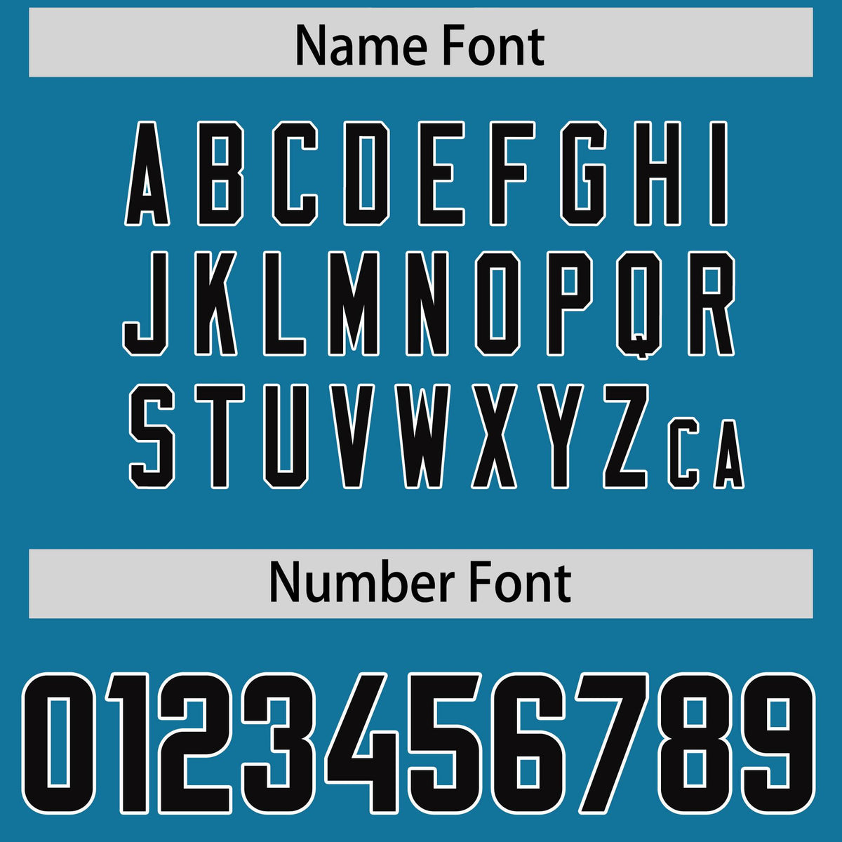 Custom Panther Blue Black and White Side Stripe Pattern Authentic American Football Jersey