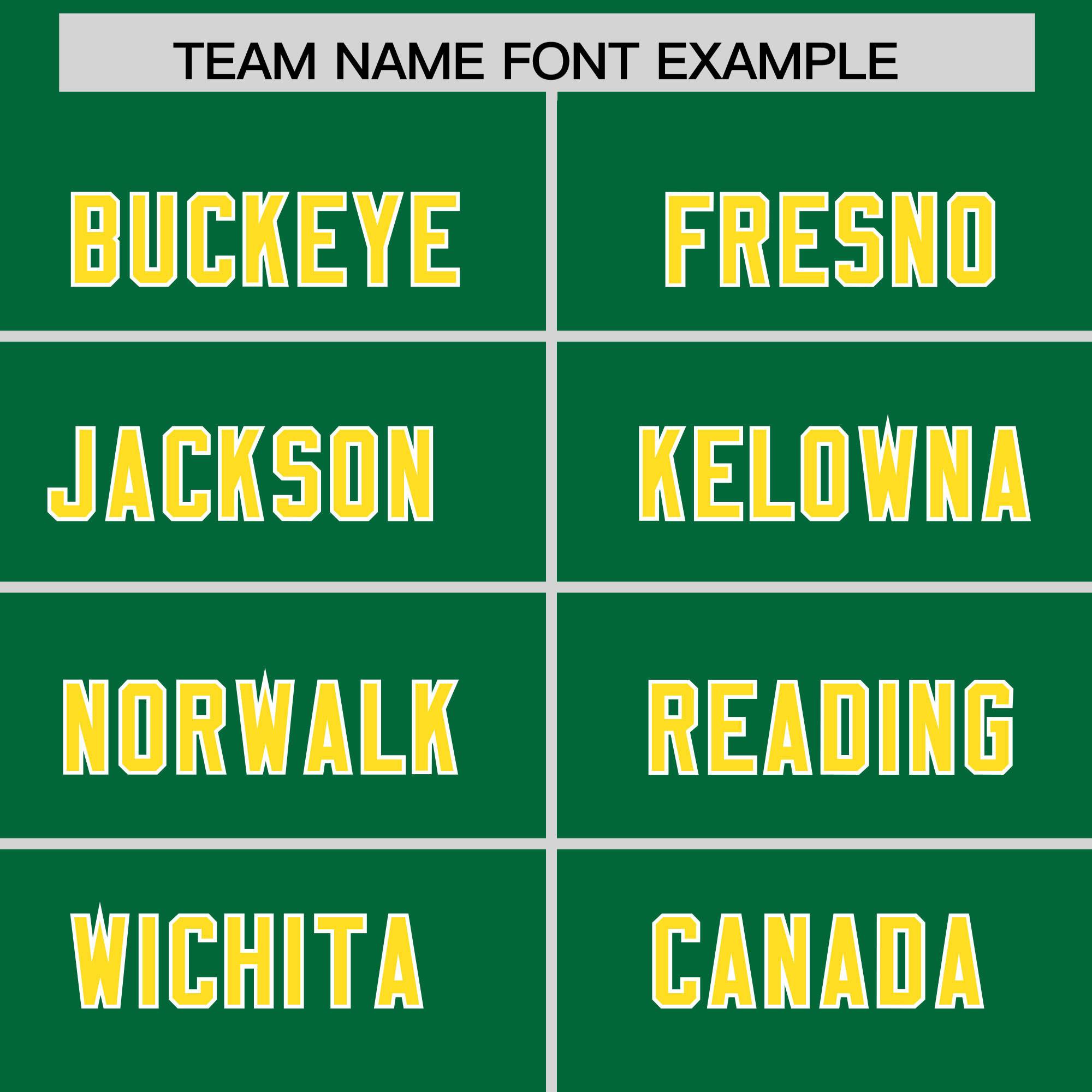Custom Kelly Green Gold and White Side Stripe Pattern Authentic American Football Jersey