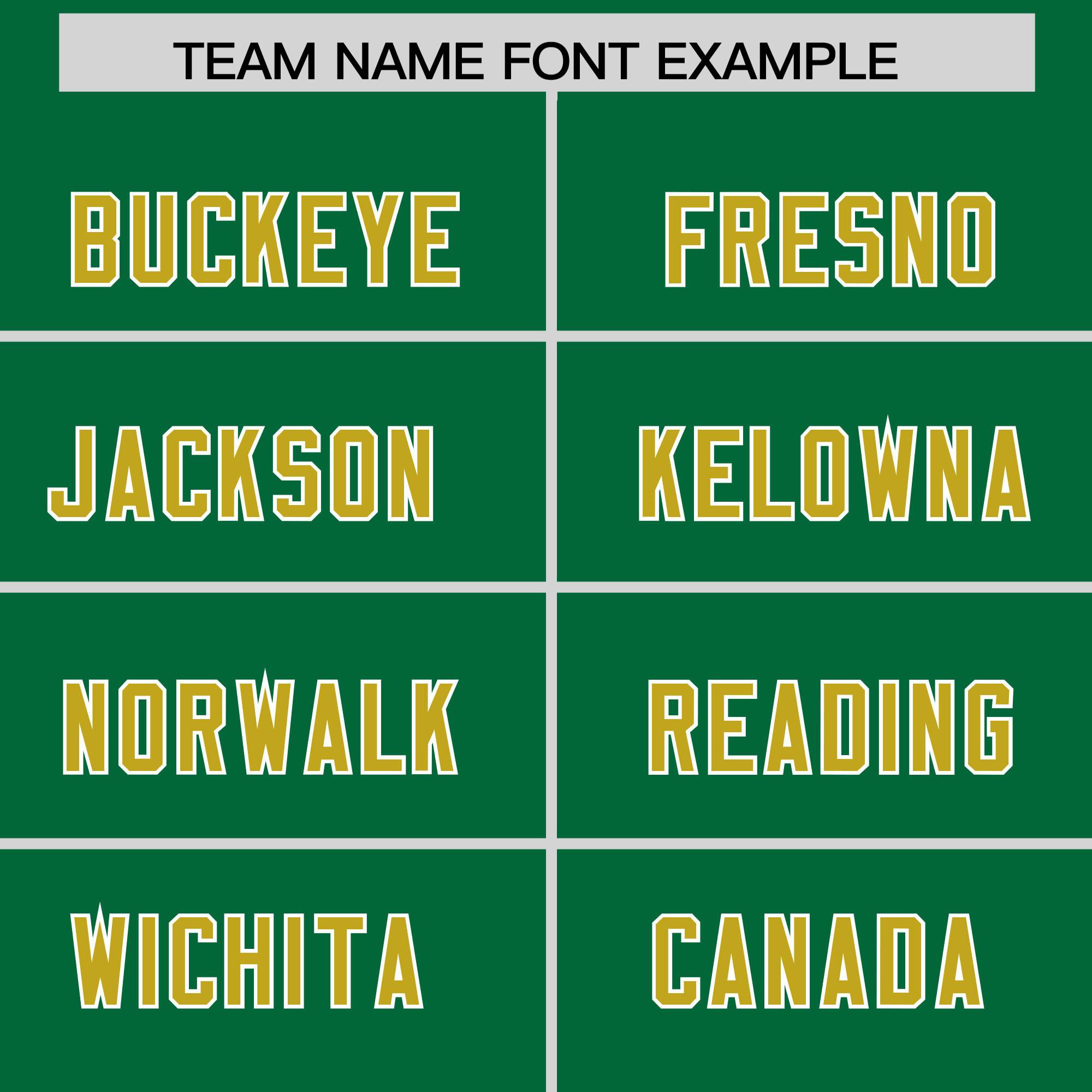 Custom Kelly Green Old Gold and White Side Stripe Pattern Authentic American Football Jersey
