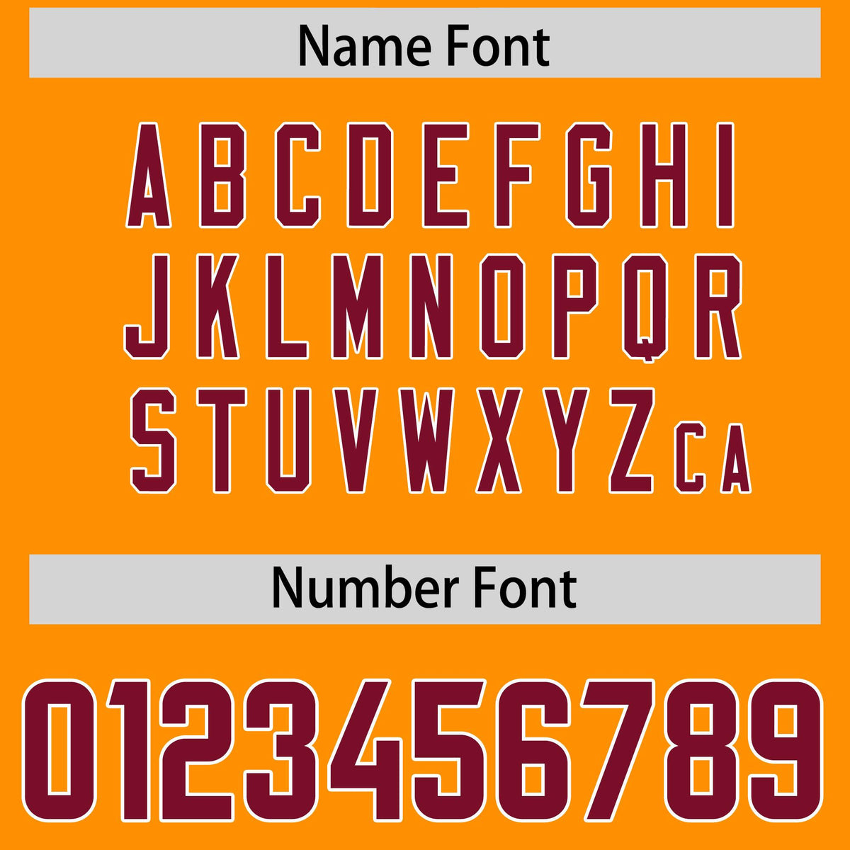 Custom Orange Crimson and White Side Stripe Pattern Authentic American Football Jersey