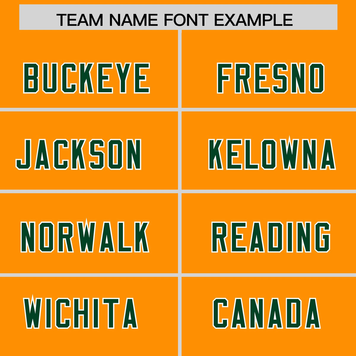 Custom Orange Green and White Side Stripe Pattern Authentic American Football Jersey