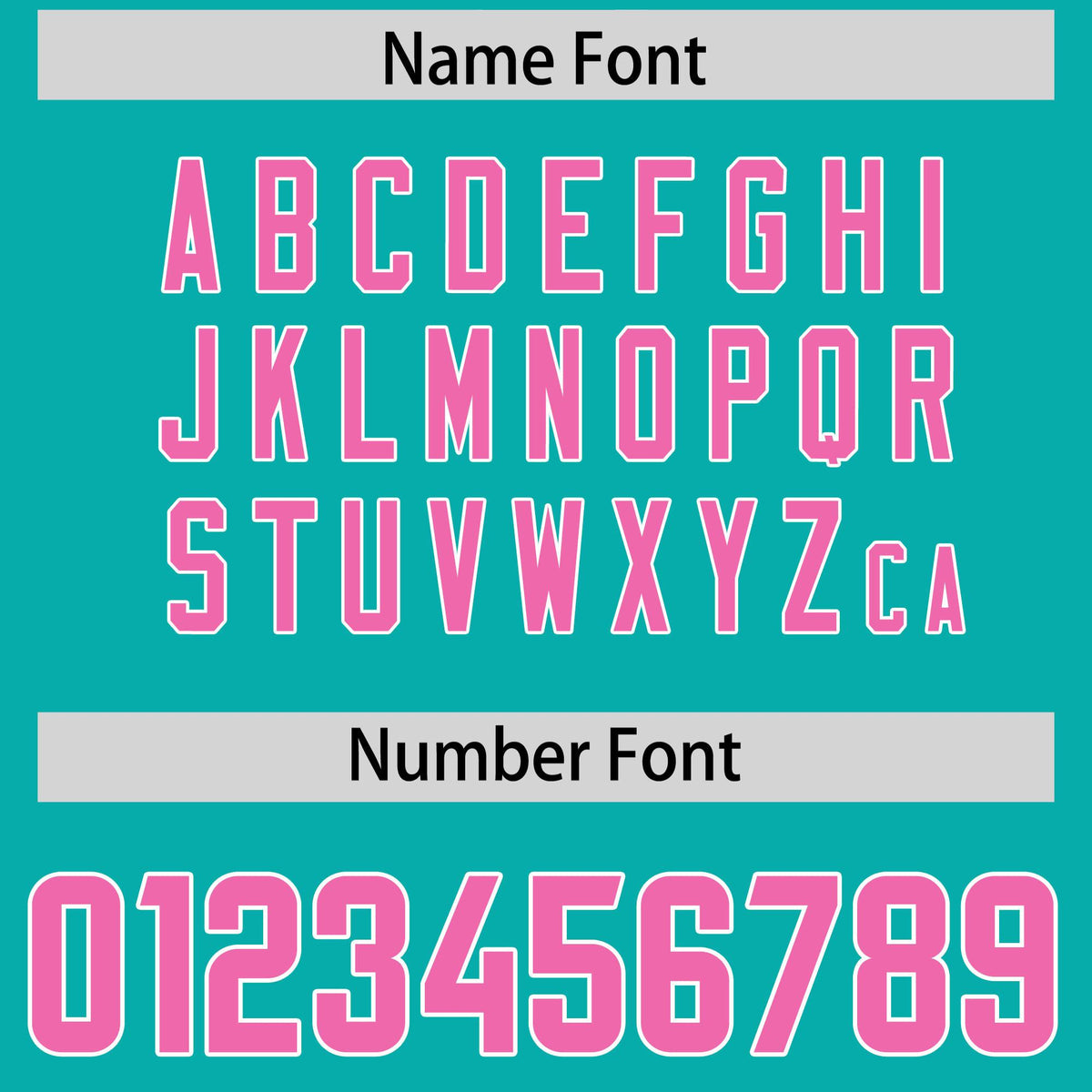 Custom Aqua Pink and White Side Stripe Pattern Authentic American Football Jersey