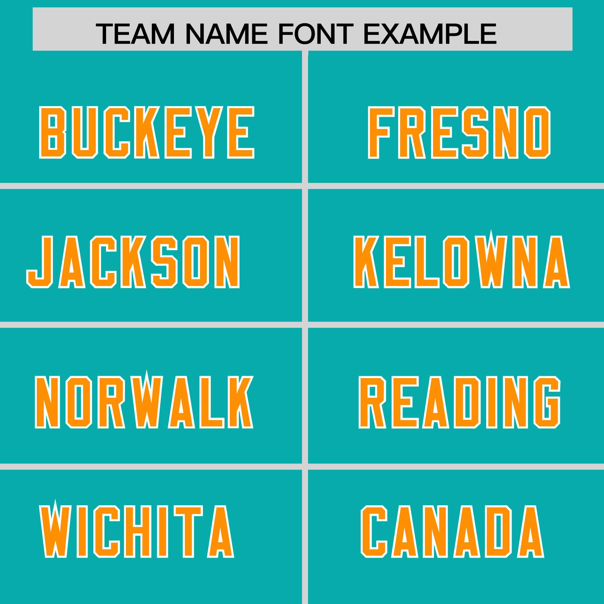 Custom Aqua Orange and White Side Stripe Pattern Authentic American Football Jersey