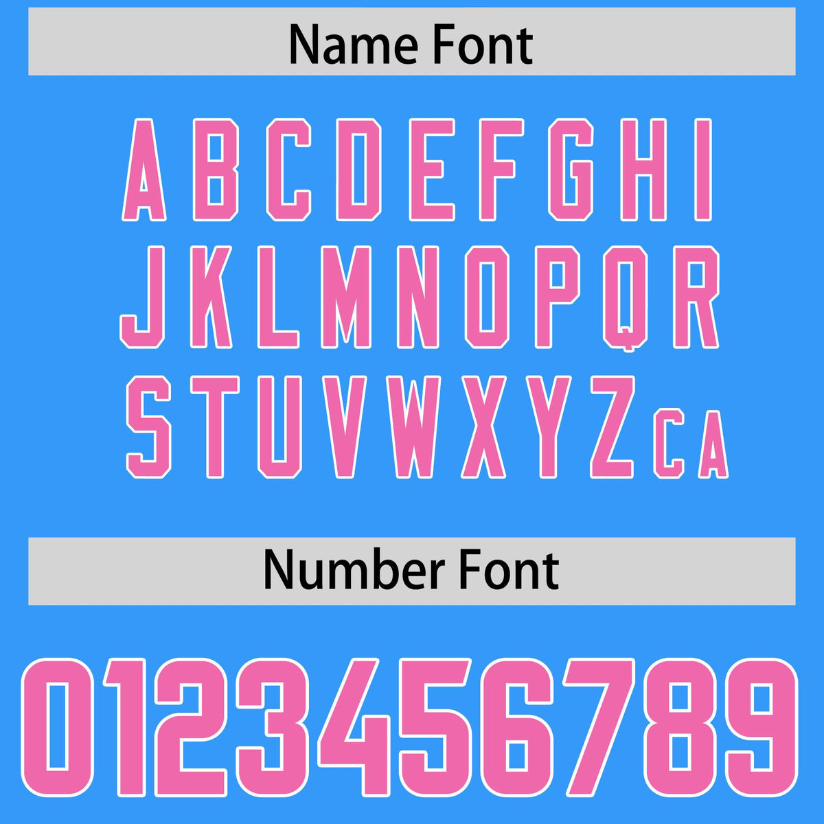 Custom Light Blue Pink and White Side Stripe Pattern Authentic American Football Jersey