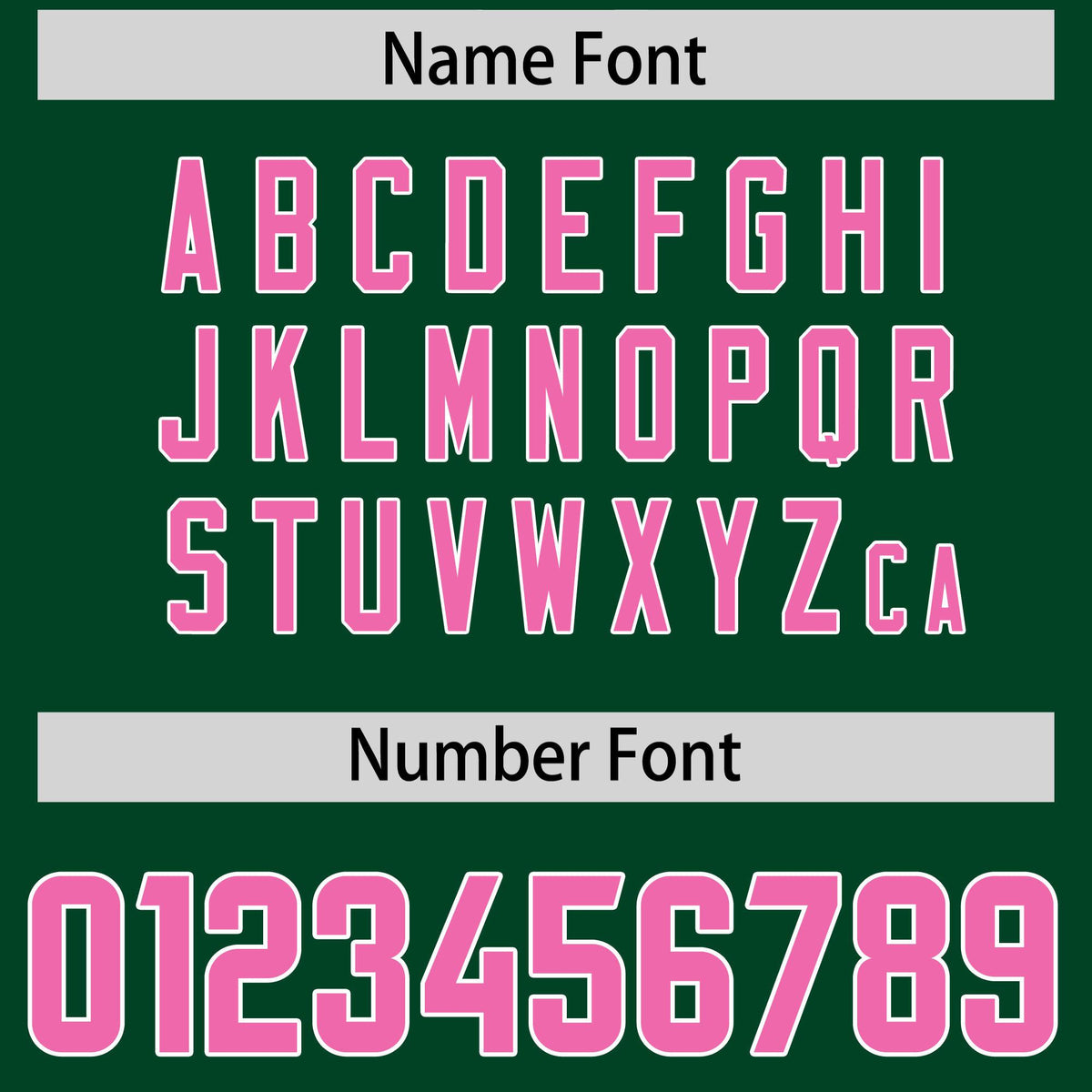 Custom Green Pink and White Side Stripe Pattern Authentic American Football Jersey