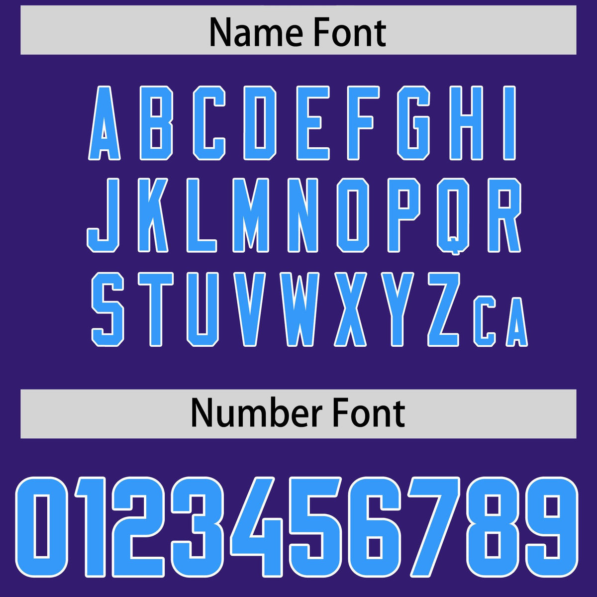 Custom Purple Light Blue and White Side Stripe Pattern Authentic American Football Jersey