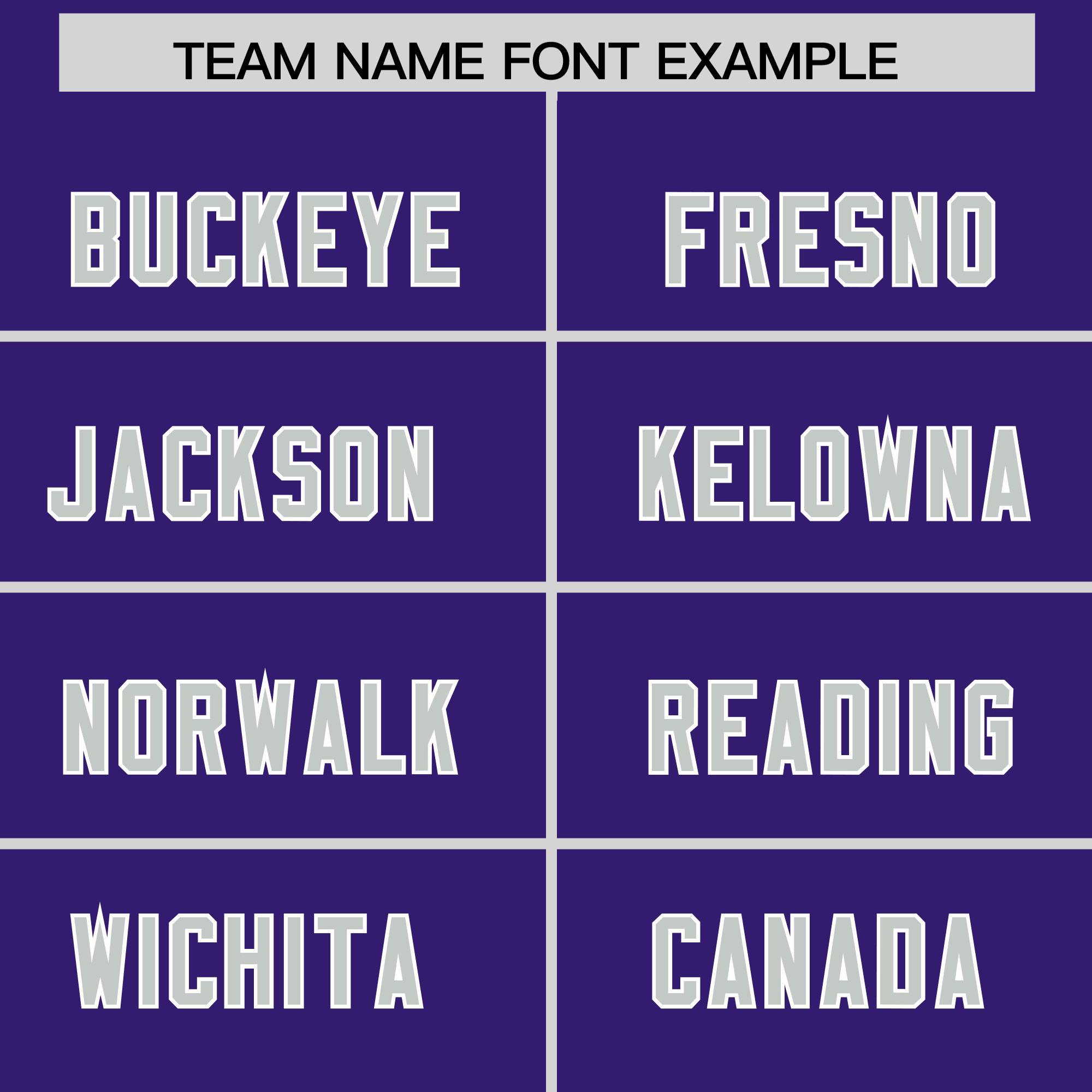 Custom Purple Gray and White Side Stripe Pattern Authentic American Football Jersey