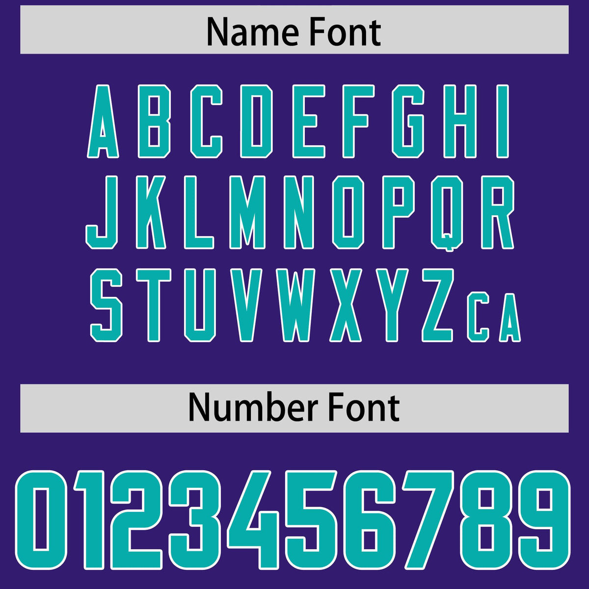 Custom Purple Aqua and White Side Stripe Pattern Authentic American Football Jersey